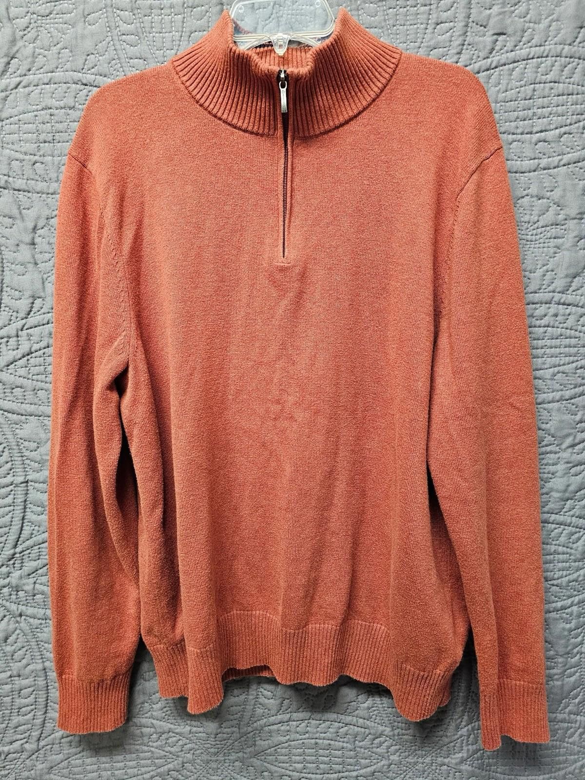 Brooks Brothers Brooks Brothers 1/4 Zip Sweater Men's XL Cotton & Cashmere Size US XL / EU 56 / 4 - 1 Thumbnail