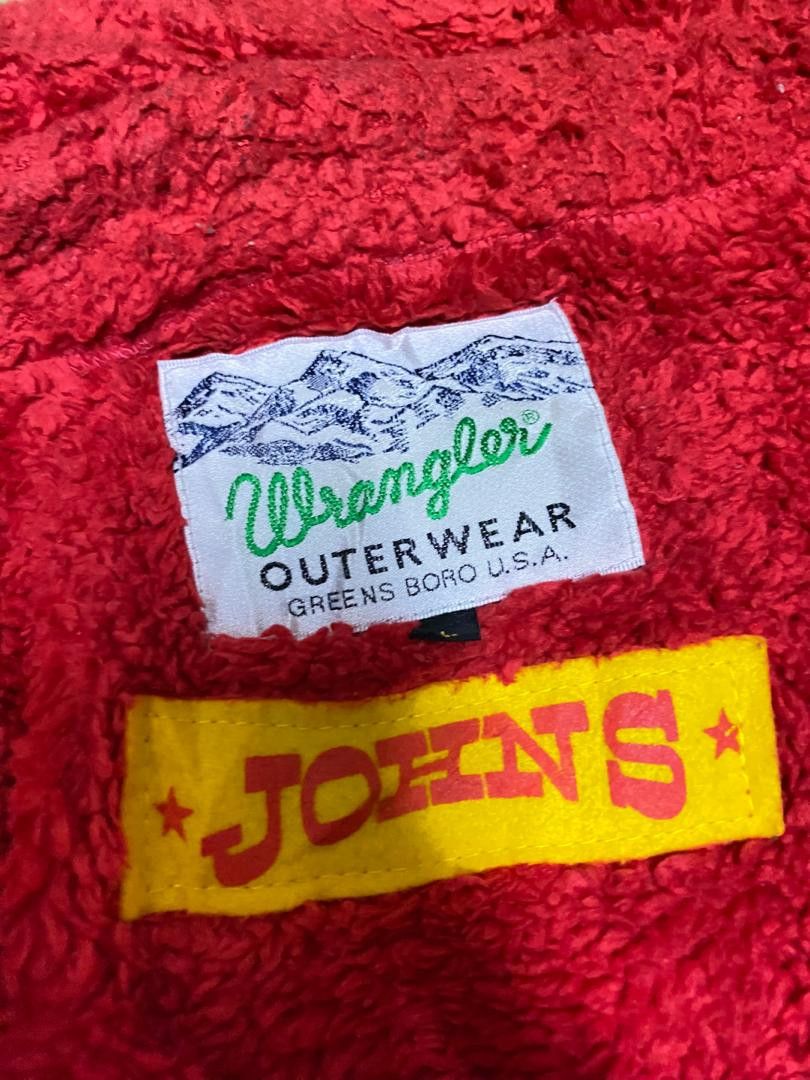 Japanese Brand Rare Wrangler X Johns Sherpa Fleece Jacket Size US M / EU 48-50 / 2 - 7 Thumbnail