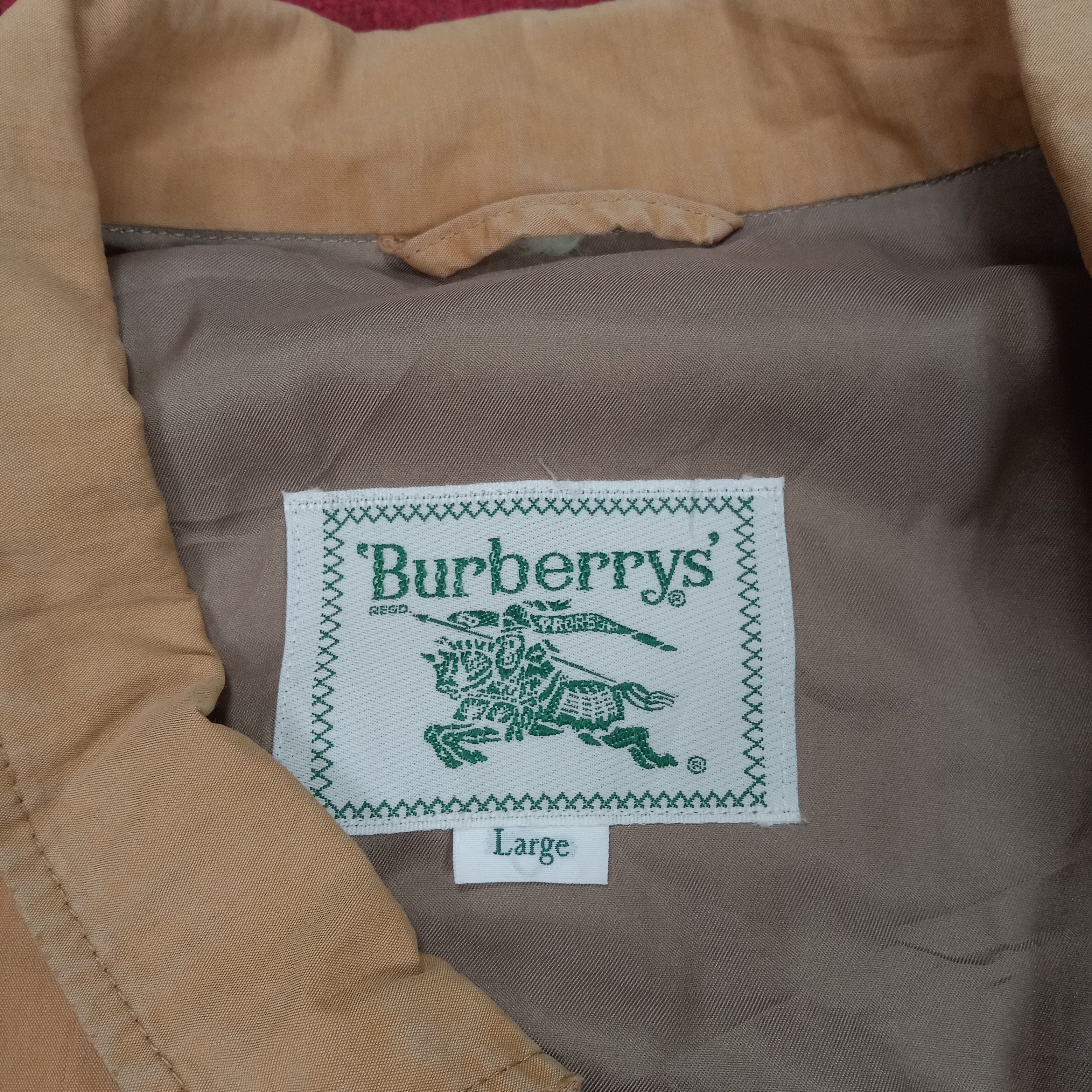 Burberry × Vintage Burberrys Luxury Brand Small Logo Design Jacket Size US L / EU 52-54 / 3 - 7 Thumbnail