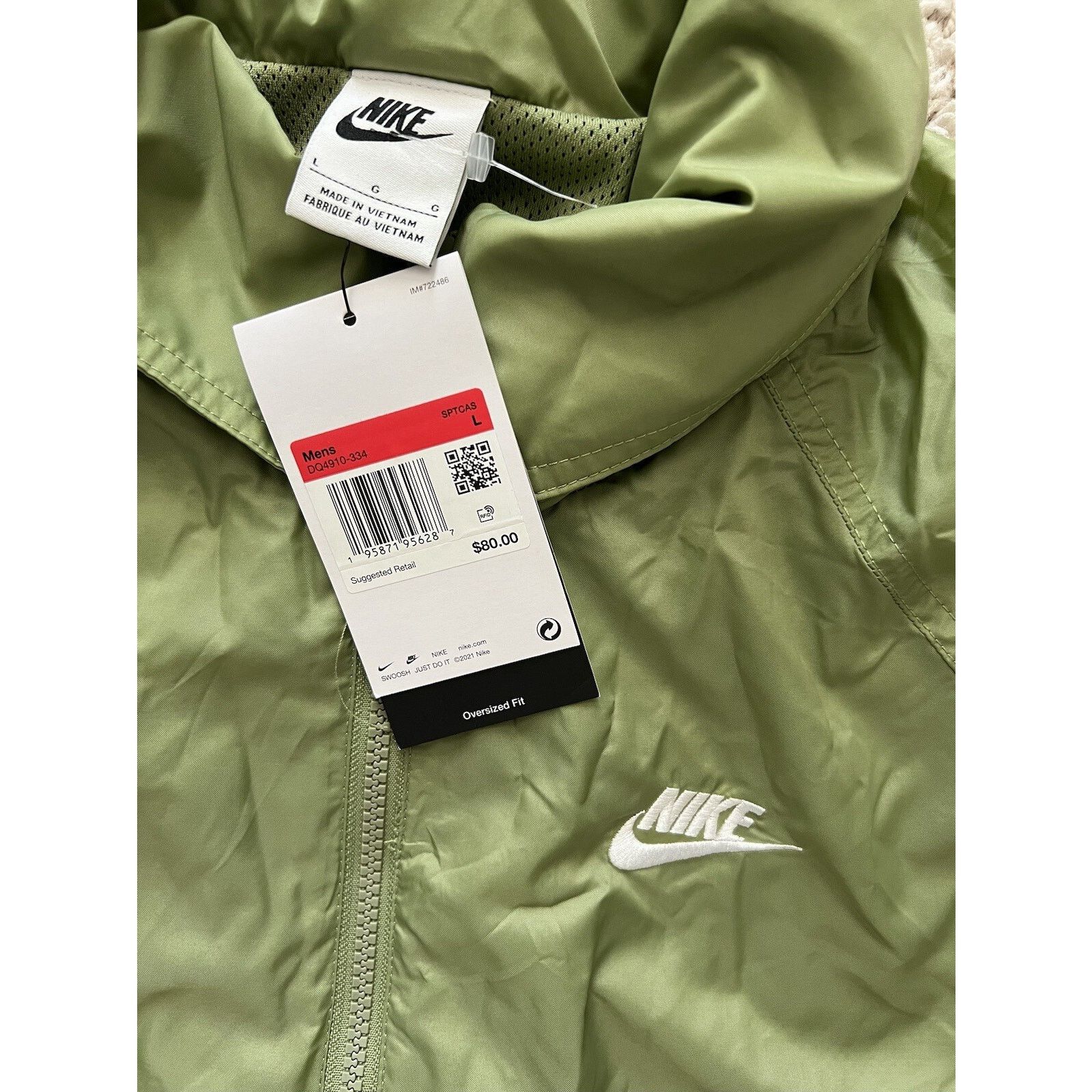 Nike Nike Sportswear Windrunner Ulined Woven Anorak Jacket Green Size US L / EU 52-54 / 3 - 8 Thumbnail