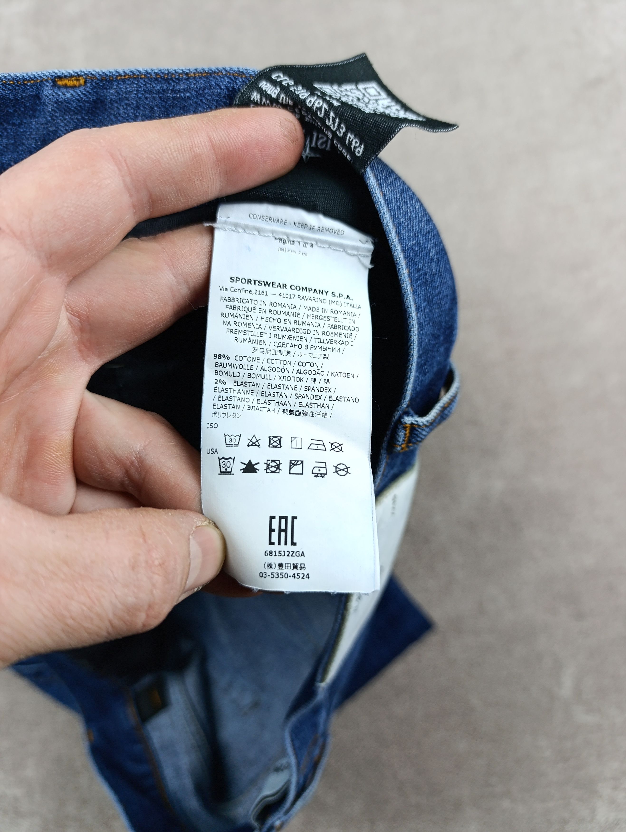 Stone Island Authentic Stone Island mens denim jeans TYPE SK Size US 33 - 20 Thumbnail