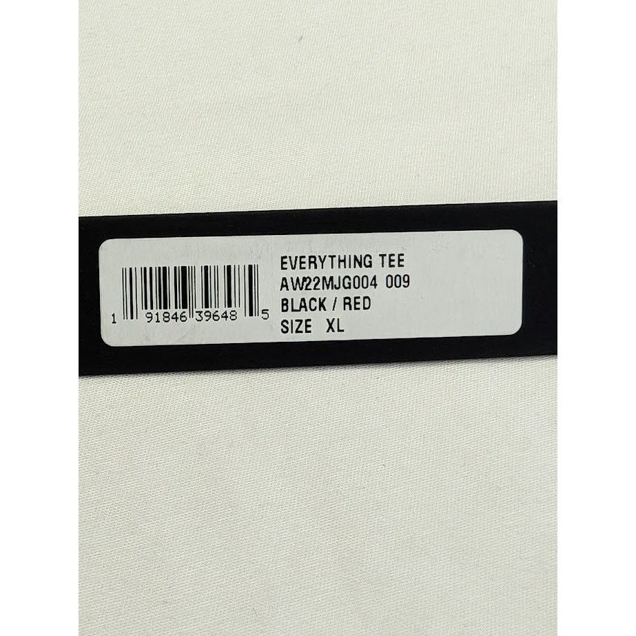 Amiri o1rshd1 Everything T-Shirt in Black / Red Size US XL / EU 56 / 4 - 20 Thumbnail