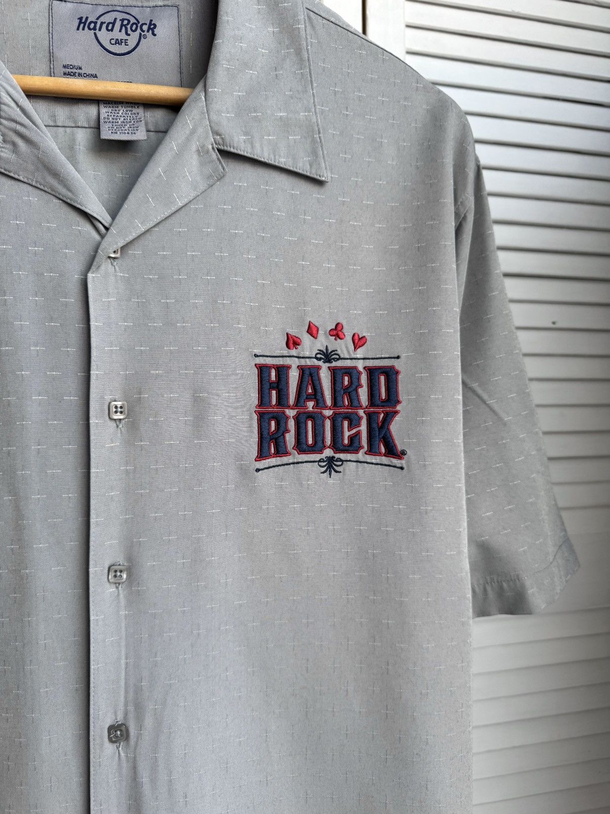 Hard Rock Cafe Vintage Hard Rock Cafe Las Vegas Button Shirt Casino Poker Size US XL / EU 56 / 4 - 4 Thumbnail