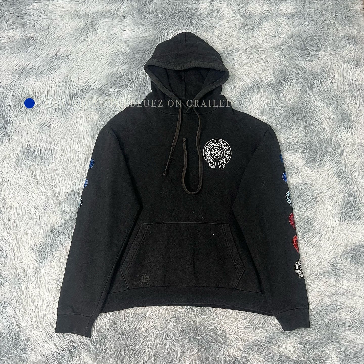 Chrome Hearts Chrome Hearts Multi Color Horseshoe Zip Hoodie | Grailed