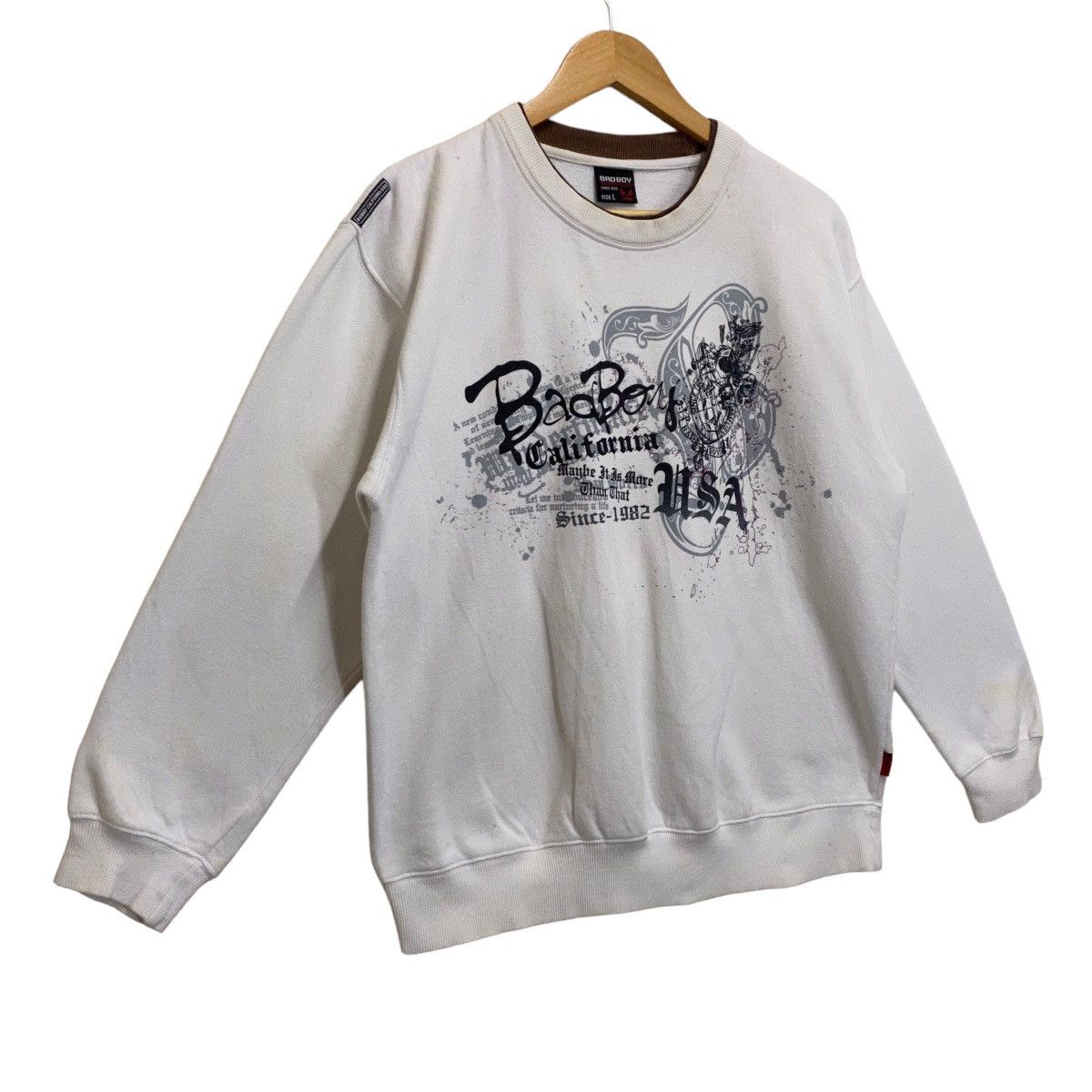Japanese Brand × Vintage × Welcome Skateboards RARE!! Vintage Badboy Big Logo Crewneck Sweatshirt Size M Size US M / EU 48-50 / 2 - 2 Thumbnail