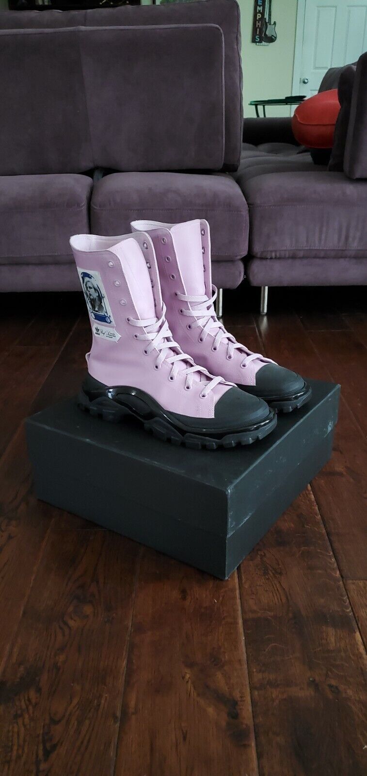 Adidas × Raf Simons Raf Simons "Detroit Runner High" Sneaker Boot Size US 8 / EU 41 - 3 Thumbnail