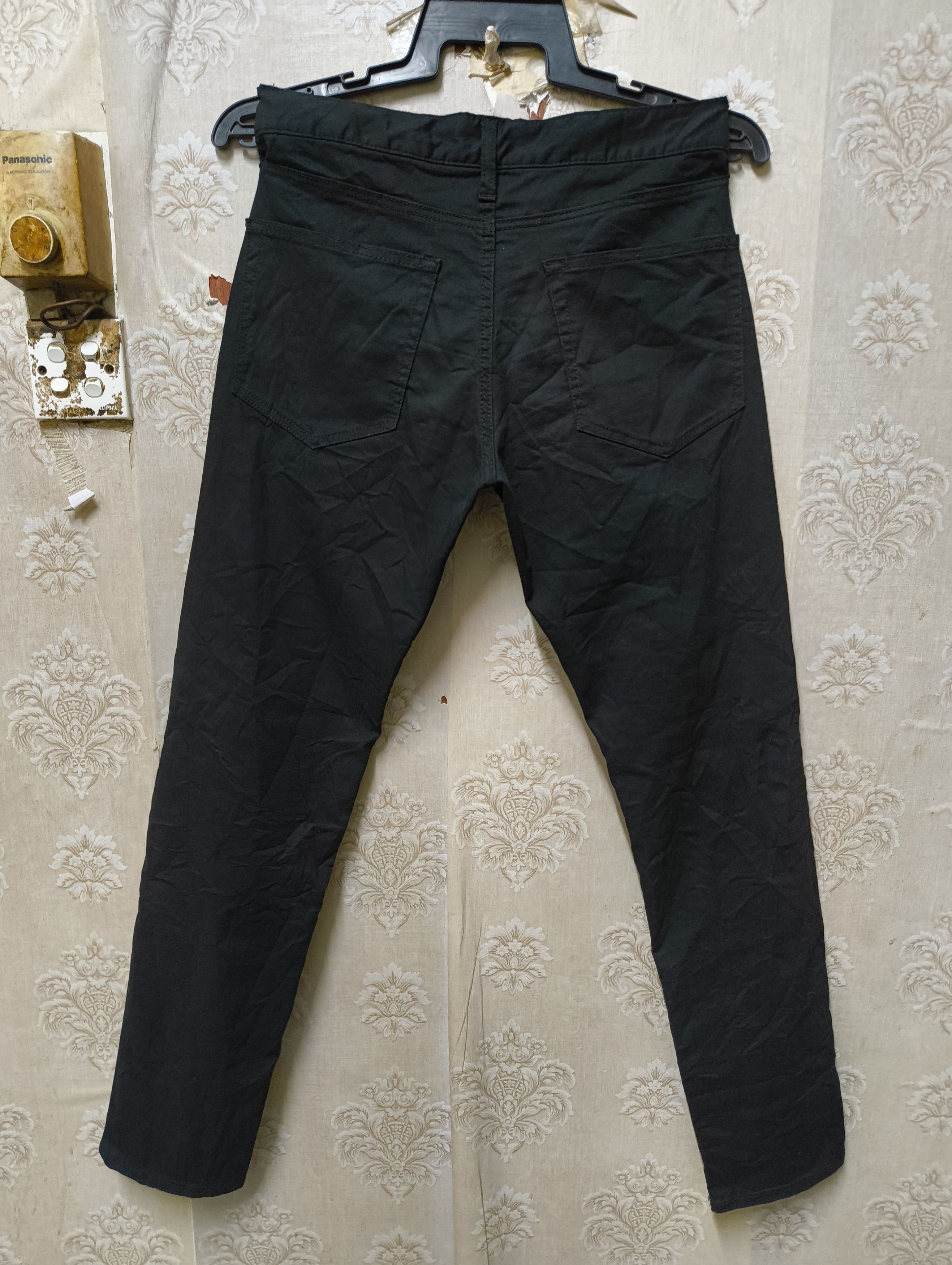 Japanese Brand AVAIL AVANT GARDE JEANS BLACK SKINNY FIT Size US 33 - 2 Thumbnail