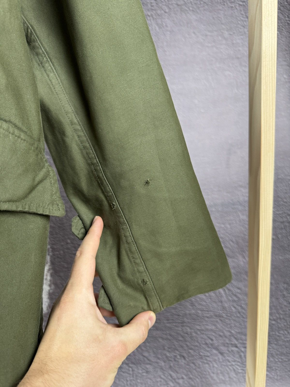 Vintage Vtg✅80’s Dutch Nethelands Army KL Seyntex Green Jacket Size US L / EU 52-54 / 3 - 8 Thumbnail