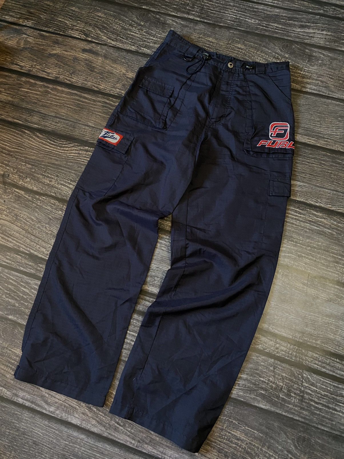 Fubu Fubu Vintage Rap Nylon Pants Size US 32 / EU 48 - 2 Thumbnail