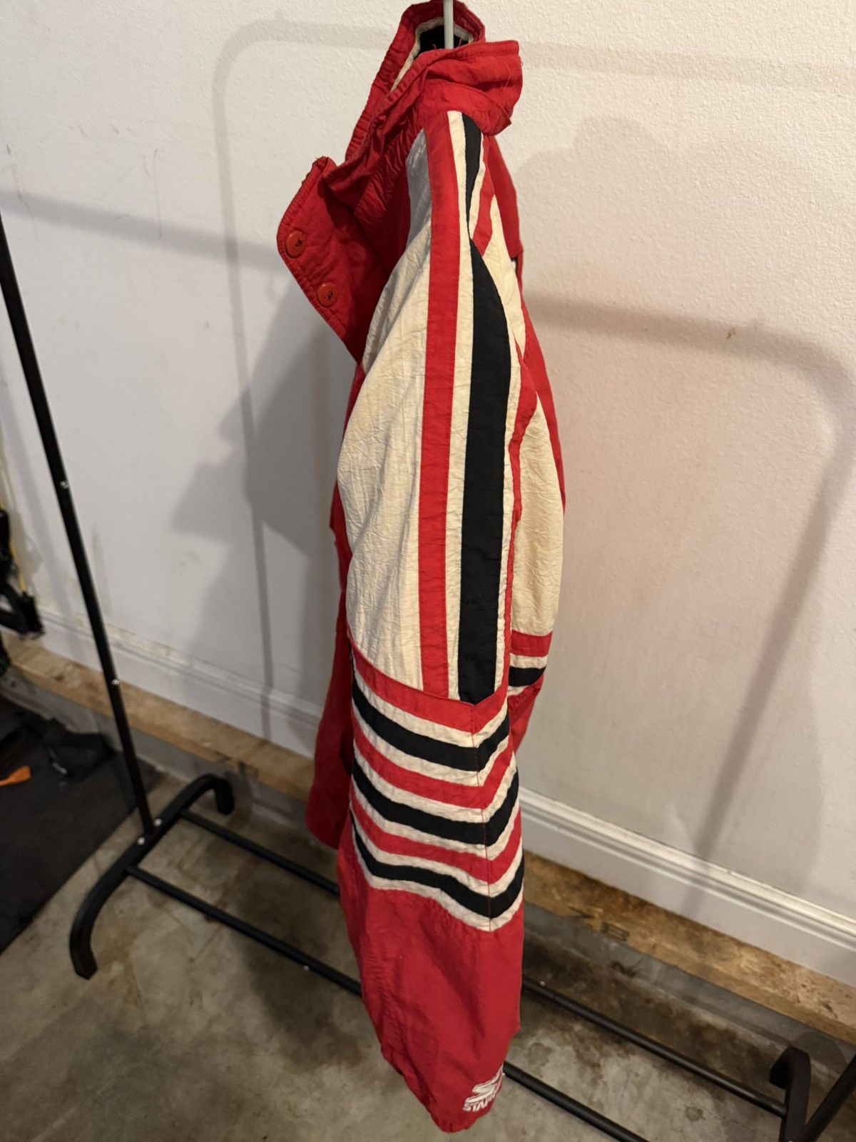 Starter × Vintage Vintage 90s Nebraska Huskers Starter Jacket Size US L / EU 52-54 / 3 - 3 Thumbnail