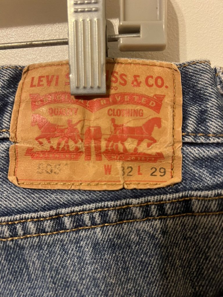 Levi's Vintage Clothing Levi’s Vintage 505 Jeans Distressed Size US 32 / EU 48 - 5 Thumbnail