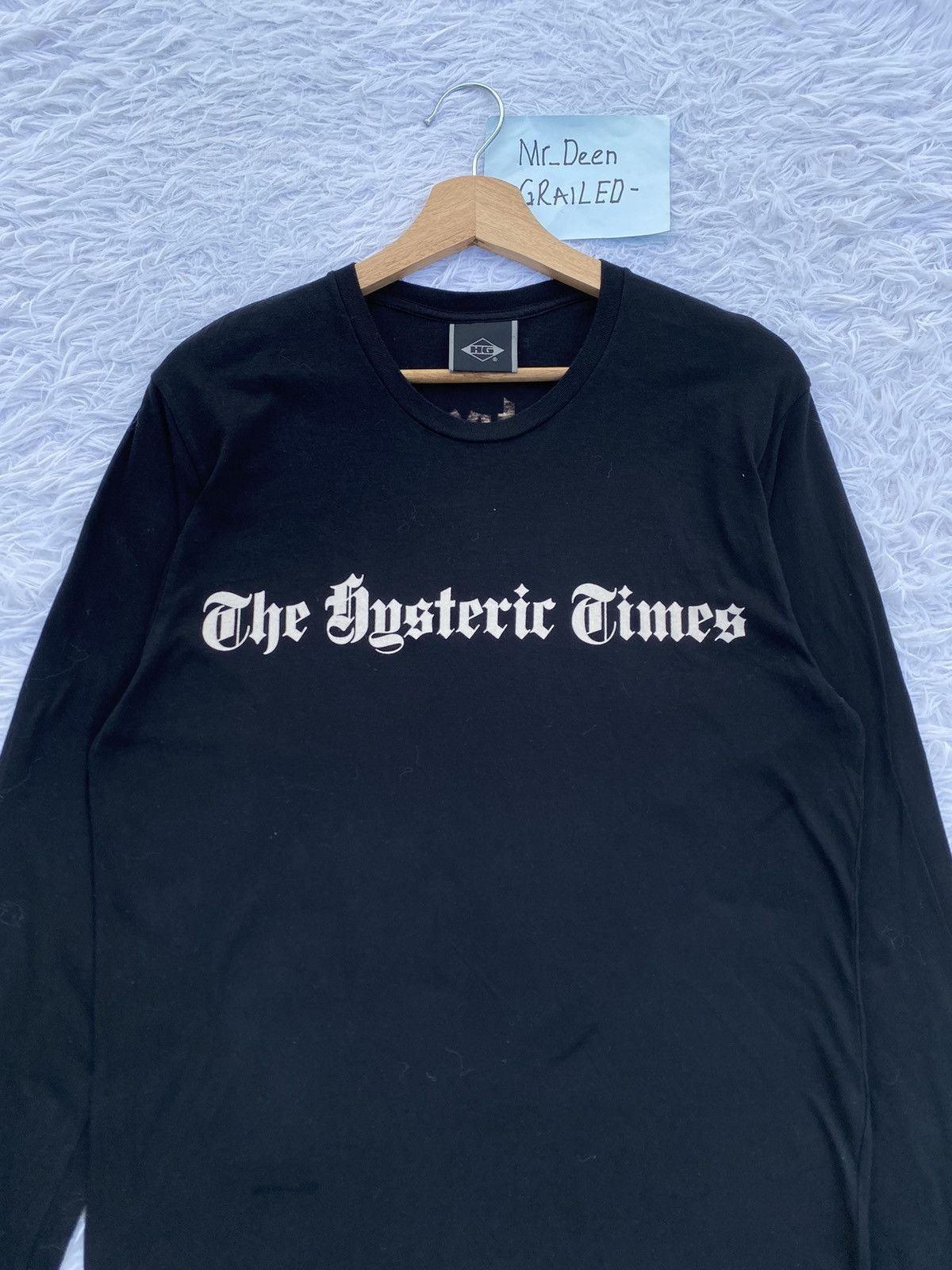 Hysteric Glamour Rare Hysteric Glamour The Hysteric Times Longsleeve Tshirt Size US M / EU 48-50 / 2 - 7 Thumbnail