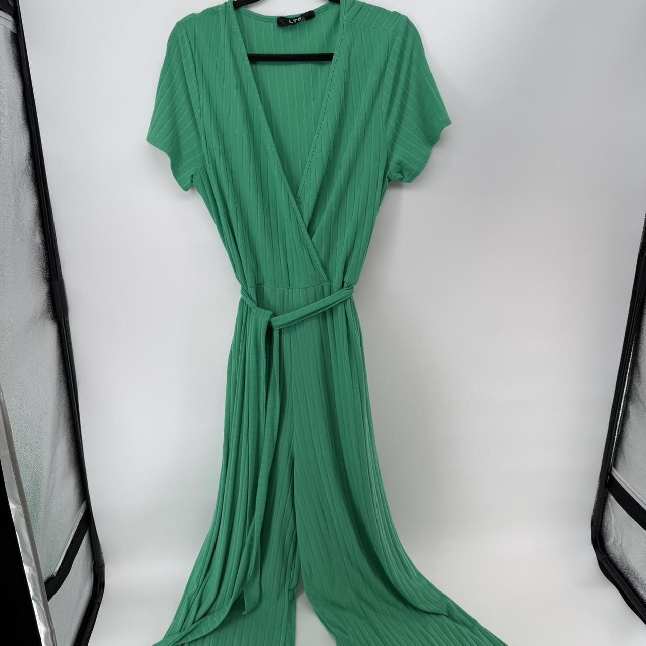 Other Long Tall Sally Green Ribbed Size 36" / US 14 / IT 50 - 3 Thumbnail