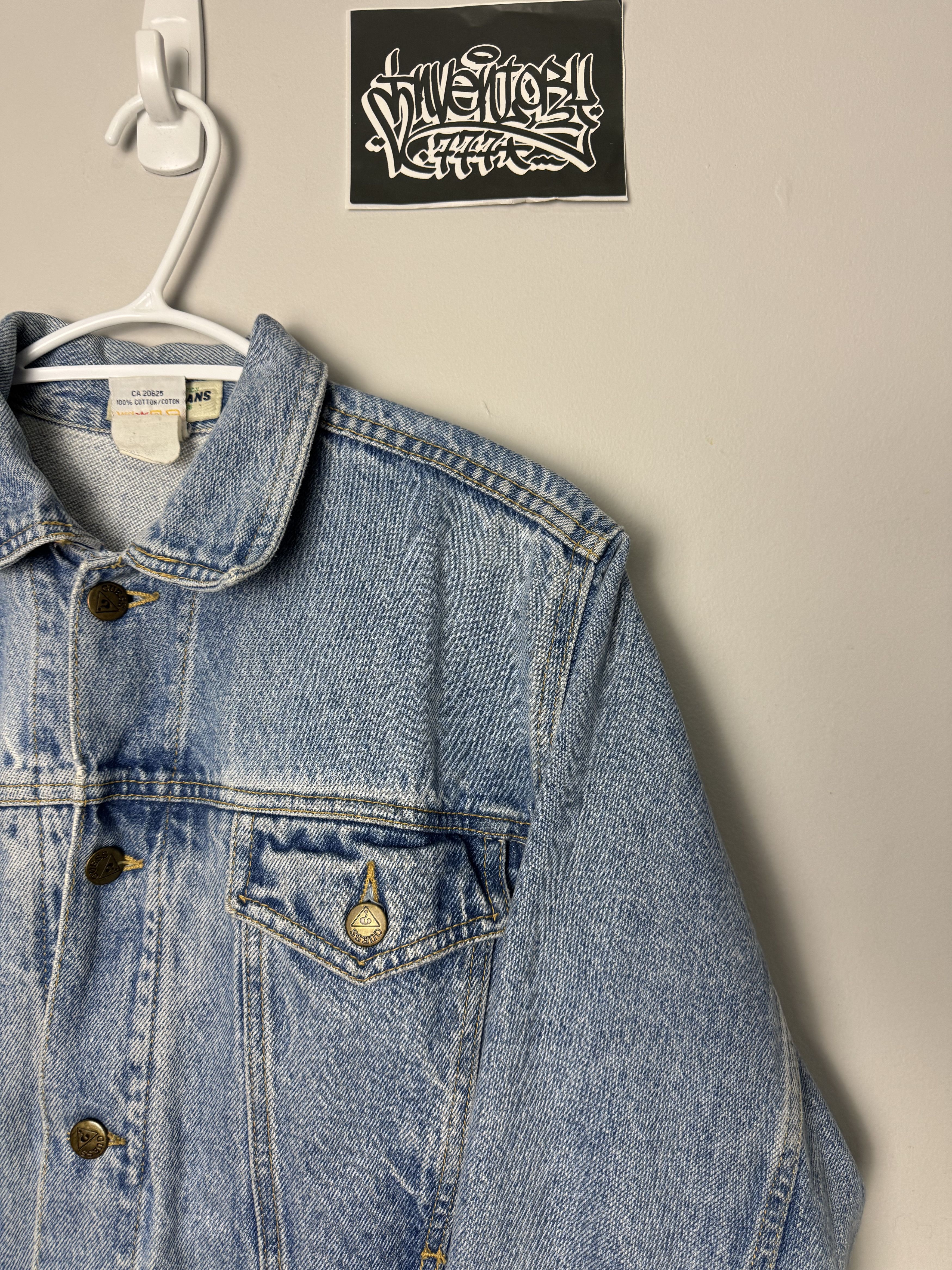 Guess Vintage Guess Denim Jacket by Georges Marciano Size XL / US 12-14 / IT 48-50 - 3 Thumbnail