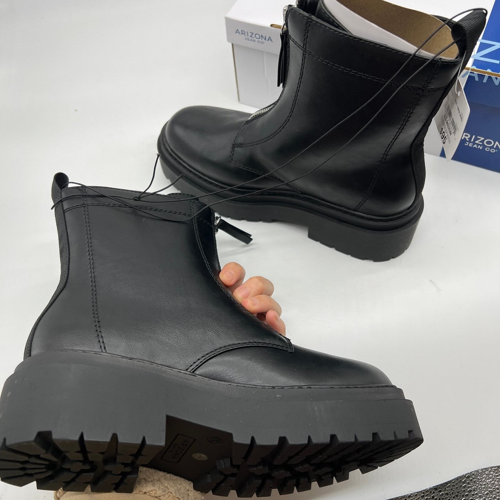 Other Arizona Jean Co Womens Xander Block Heel Motorcycle Boots Size US 8.5 / IT 38.5 - 7 Thumbnail