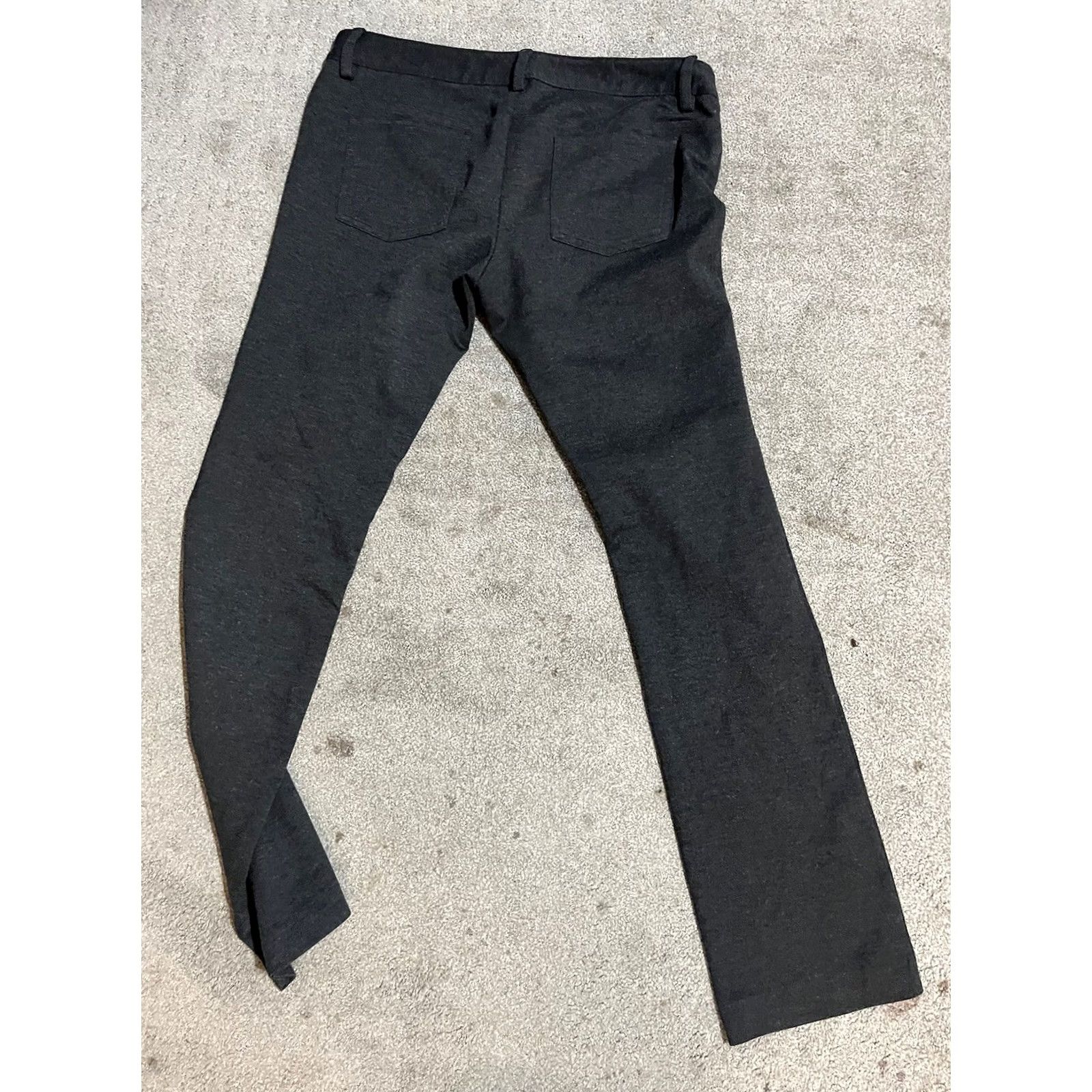 Express Express Ponte Pant Women L Gray Button Stretch Straight Leg Workwear Office Size 36" / US 14 / IT 50 - 3 Thumbnail