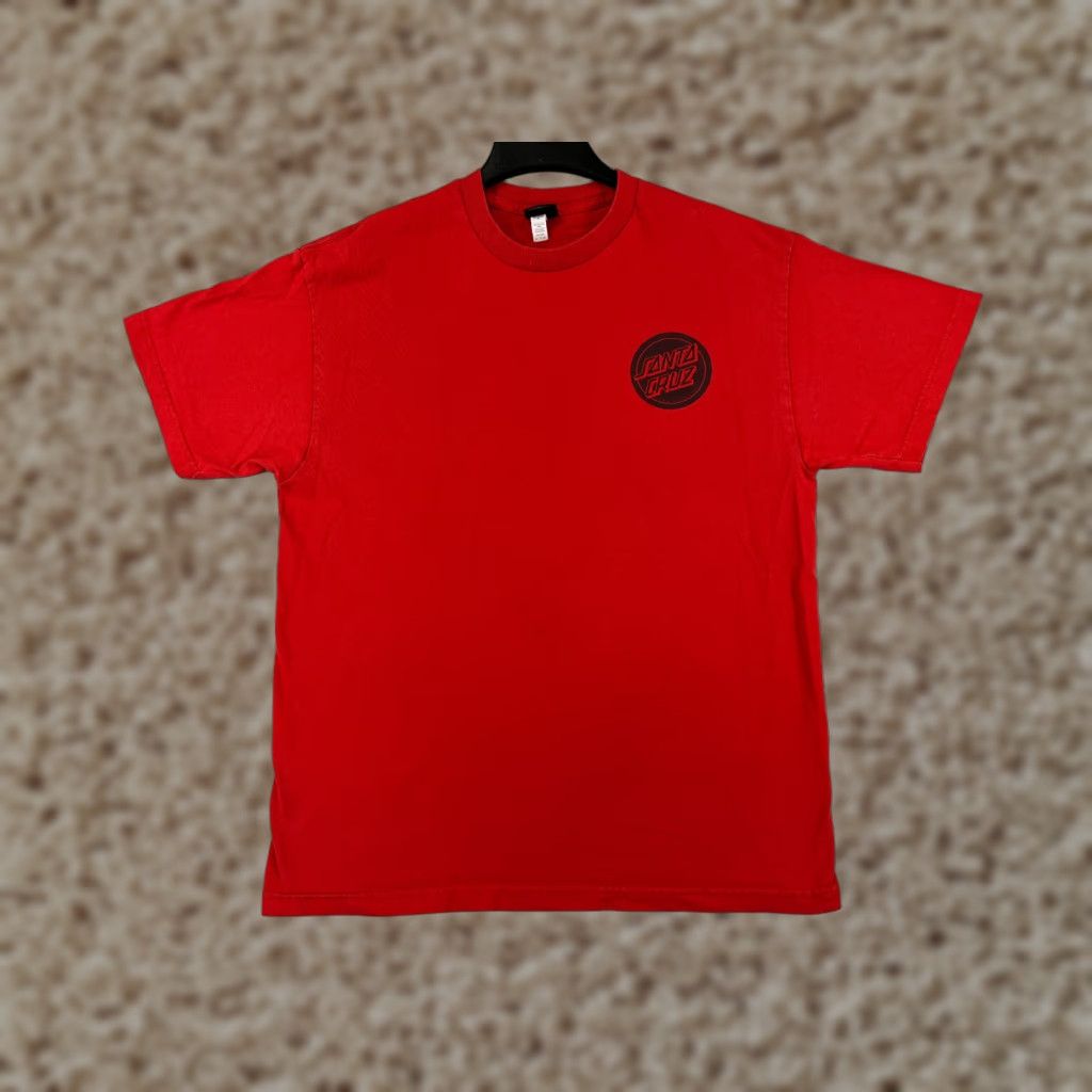 Vintage VINTAGE Santa Cruz Shirt Mens XL Red Jersey Logo T-Shirt California Skate Surf Short Sleeve Crew Neck Mens XL Red California Theme Size US XL / EU 56 / 4 - 1 Thumbnail