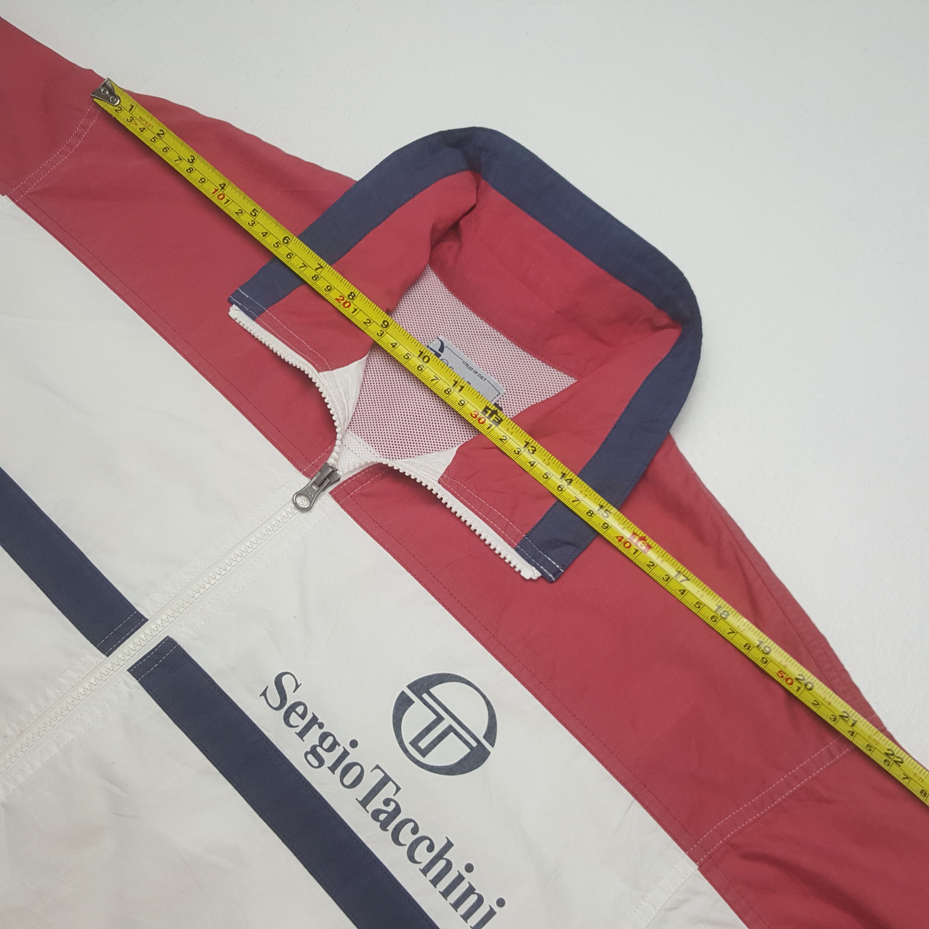 Sergio Tacchini Vintage Sergio Tacchini Tennis Windbreaker Jacket C314N12 Size US L / EU 52-54 / 3 - 5 Thumbnail