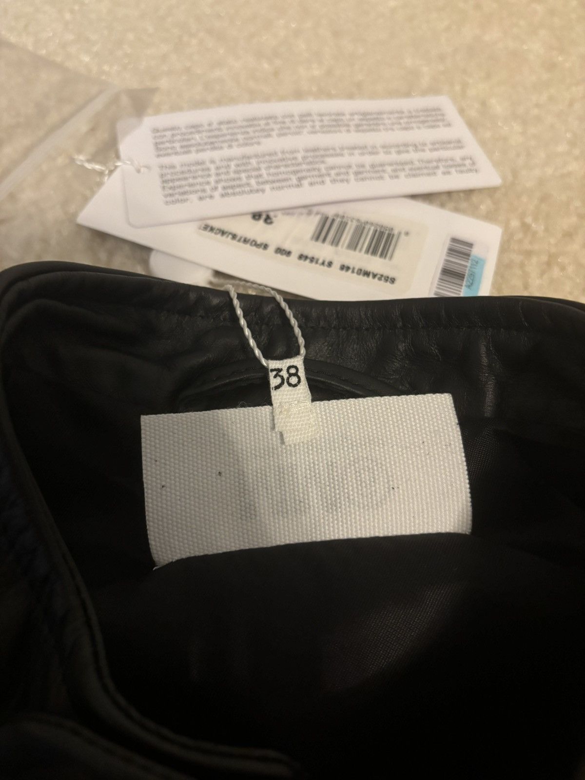 Maison Margiela Maison Margiela MM6 5 Zip Leather Jacket Black Size US XXS / EU 40 - 5 Thumbnail
