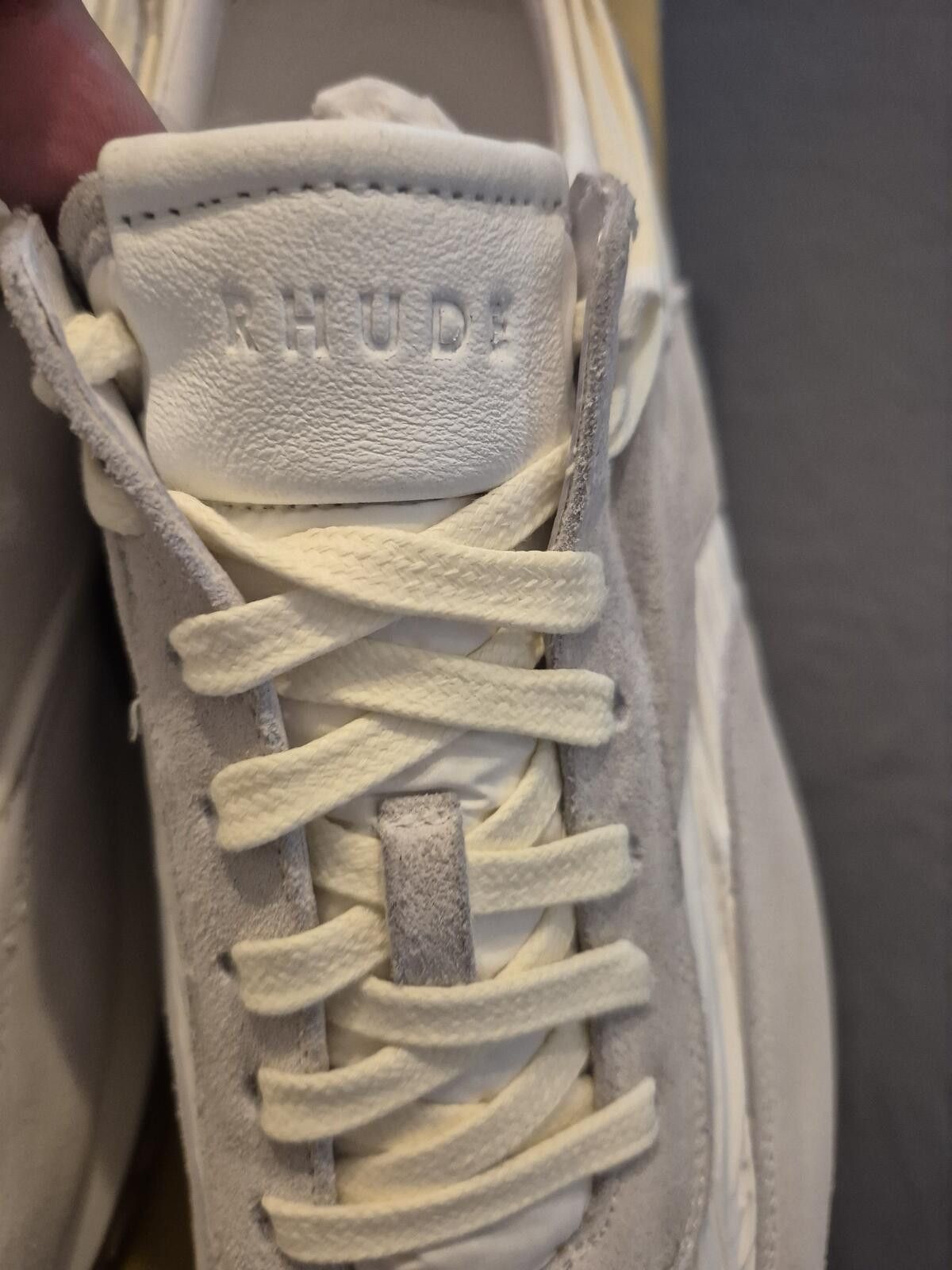 Rhude RHUDE Runners 12 M White/Grey Brand New Size US 12 / EU 45 - 7 Thumbnail