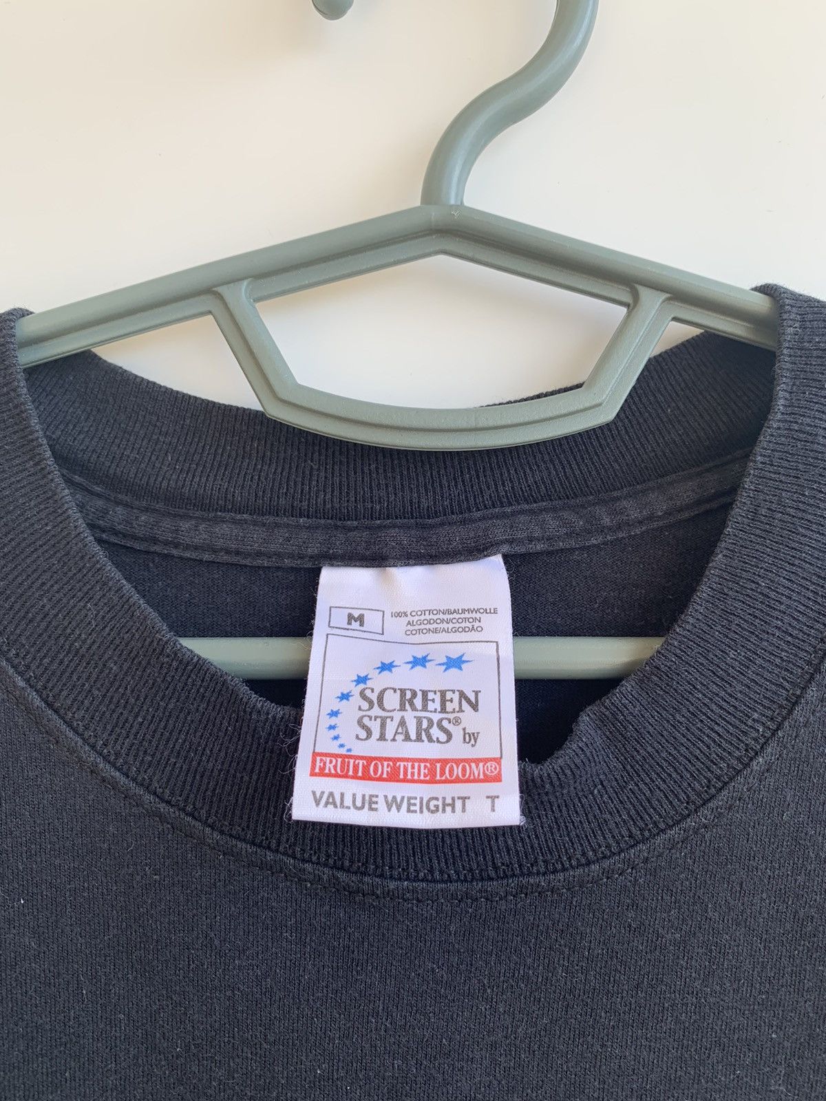 Vintage 90s Vintage Religions Of The World “Shit Happens” T-shirt Size US M / EU 48-50 / 2 - 3 Thumbnail