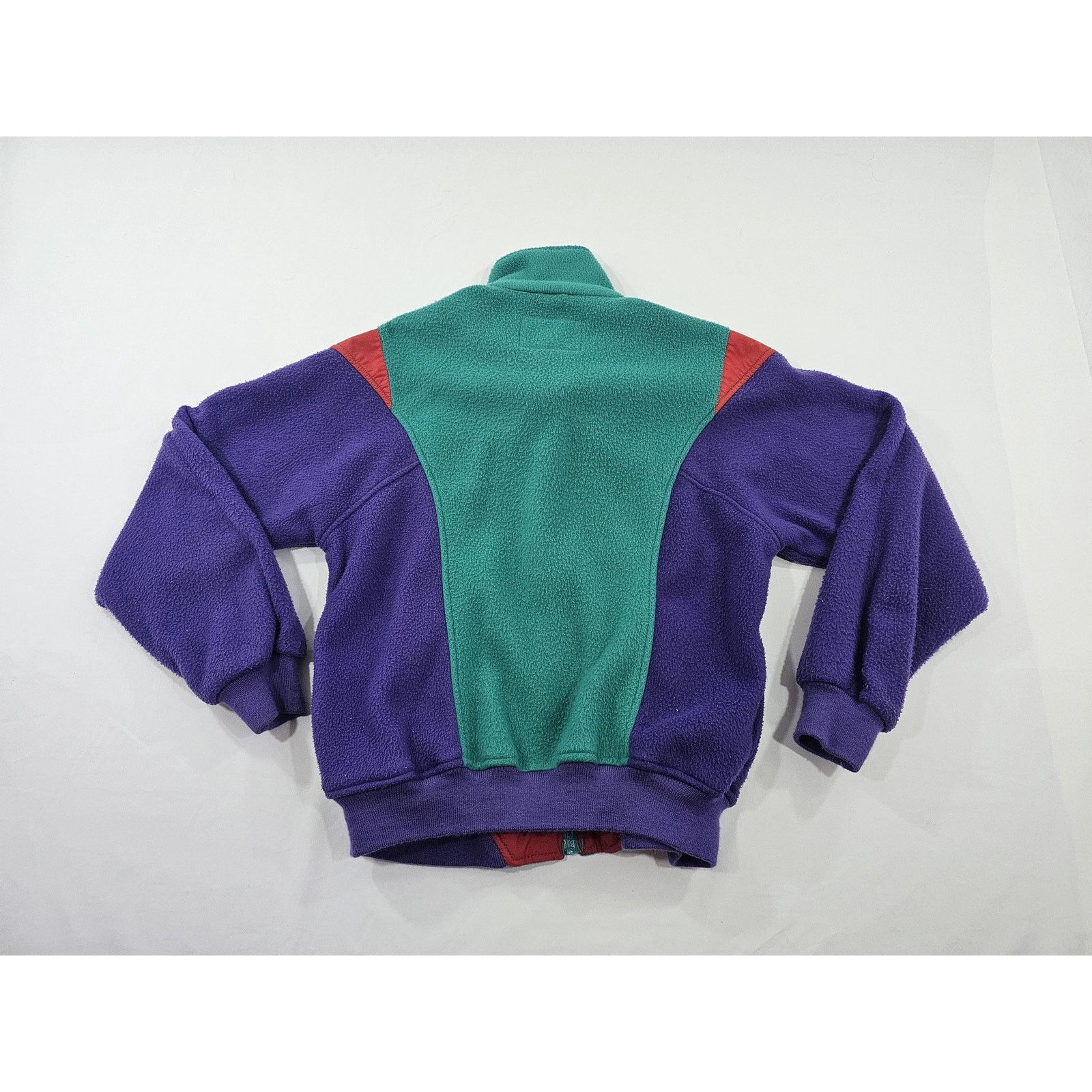 Woolrich Woolen Mills 90s Woolrich Fleece Jacket, Color Block, Womens Sz M Size M / US 6-8 / IT 42-44 - 3 Thumbnail