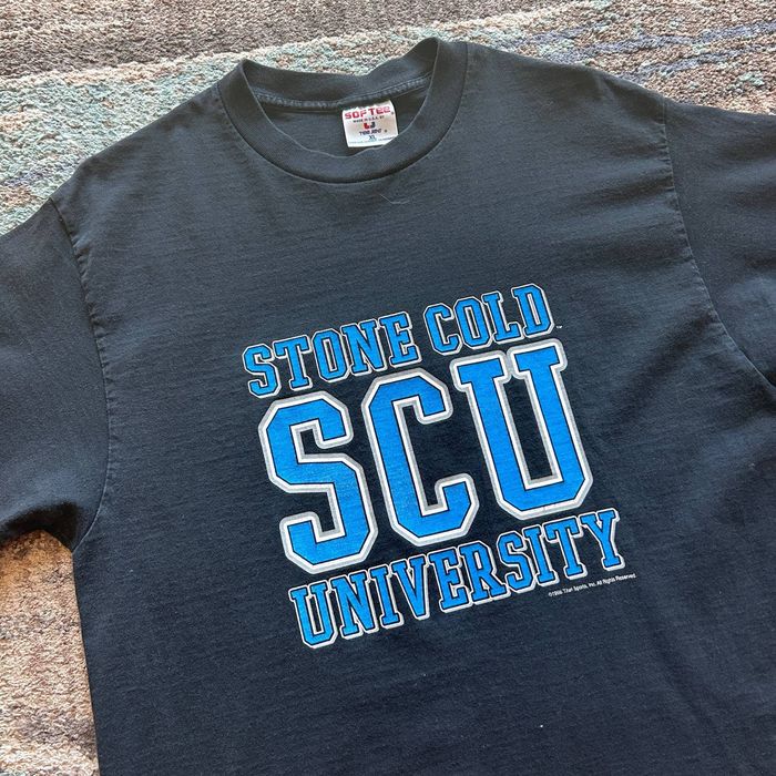 Vintage Vintage Stone Cold Steve Austin University SCU WWF Shirt XL ...