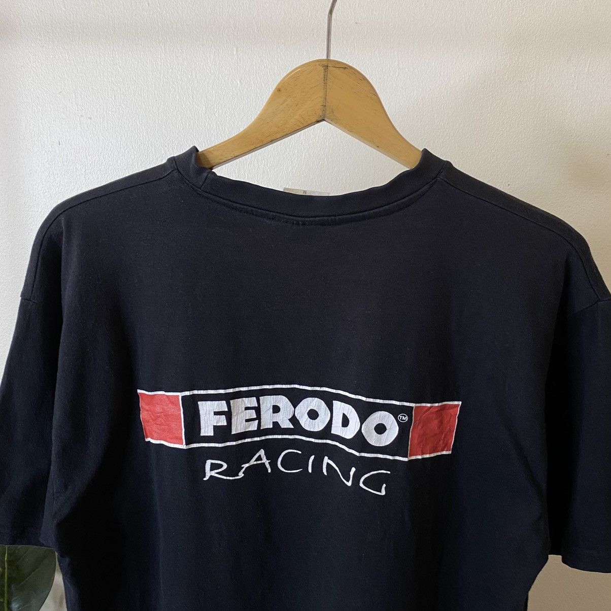 Vintage 1990s Ferodo Racing Brakes Perfomance Part Promo T Shirt Size US L / EU 52-54 / 3 - 2 Thumbnail