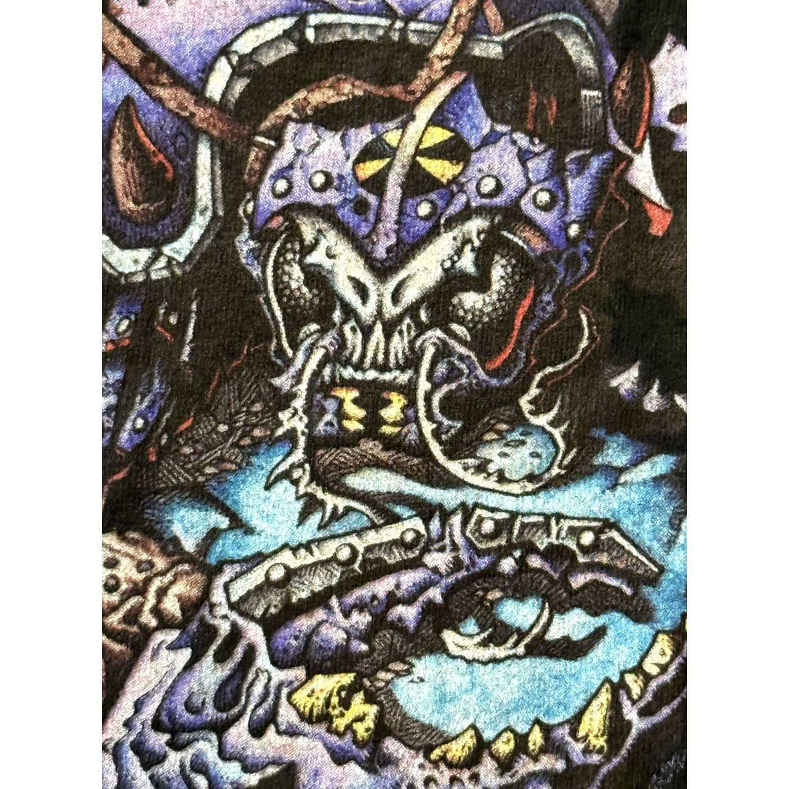 Vintage Mishka Shirt Small S Black Crew Neck Short Sleeve Lunar Scorpion Dinosaur Jr Art J Mascis MNWKA Vintage No Size US S / EU 44-46 / 1 - 6 Thumbnail