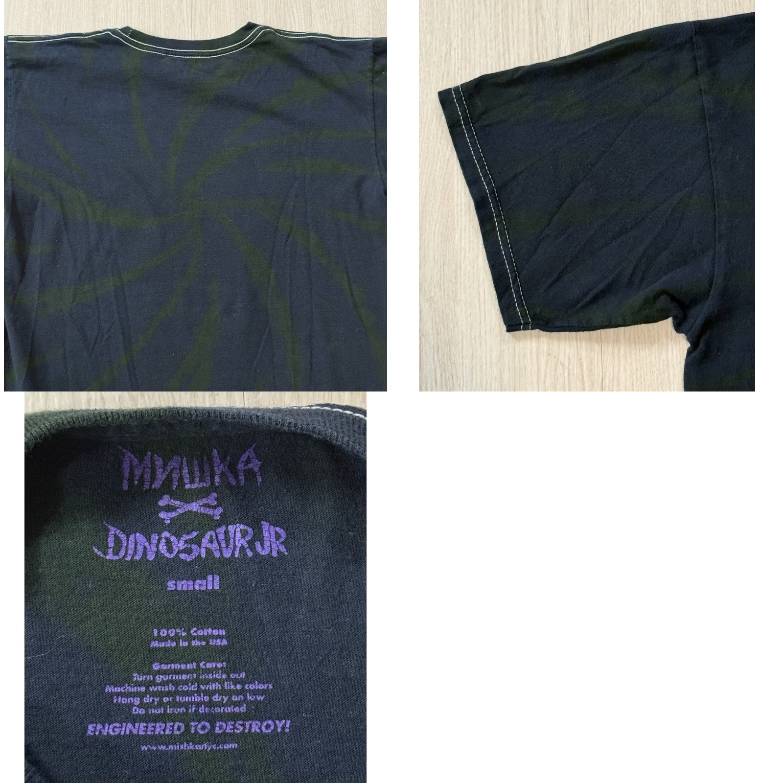 Vintage Mishka Shirt Small S Black Crew Neck Short Sleeve Lunar Scorpion Dinosaur Jr Art J Mascis MNWKA Vintage No Size US S / EU 44-46 / 1 - 8 Thumbnail