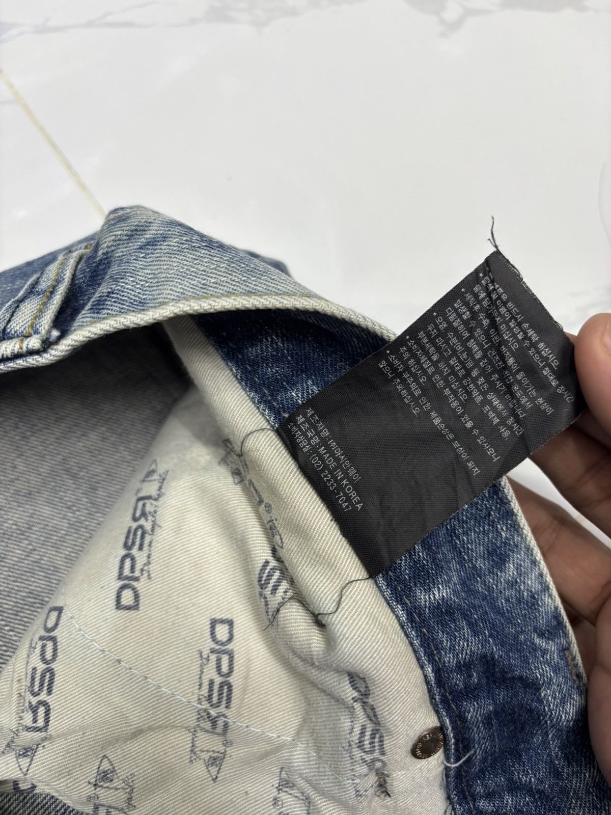 Prps VINTAGE DPSR DISTRESSED DENIM JEANS PUNK STYLE Size US 35 - 13 Thumbnail