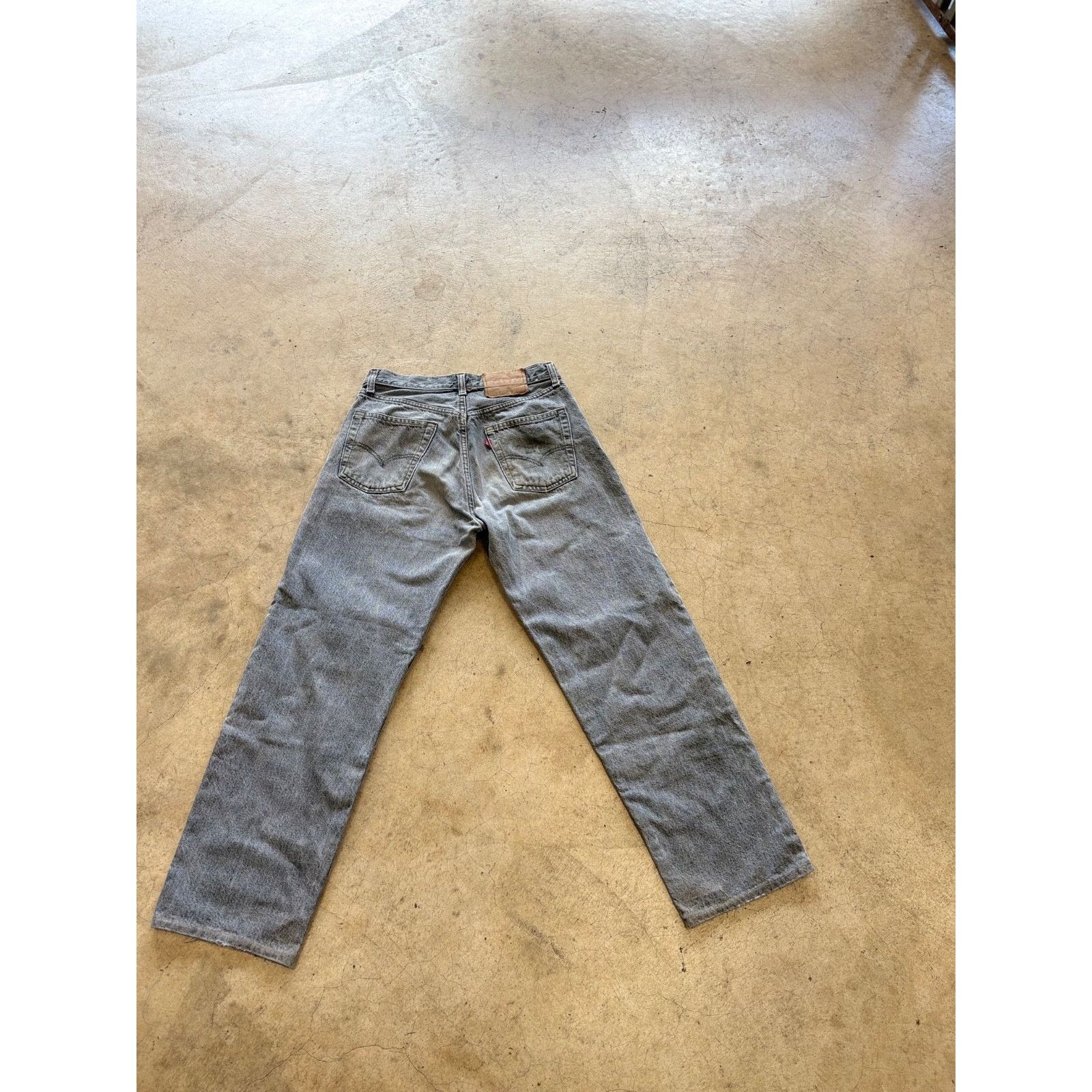 Levi's VTG Levi’s 518 Gray Dark Wash 90s Straight Jeans UK Made Size US 30 / EU 46 - 15 Thumbnail