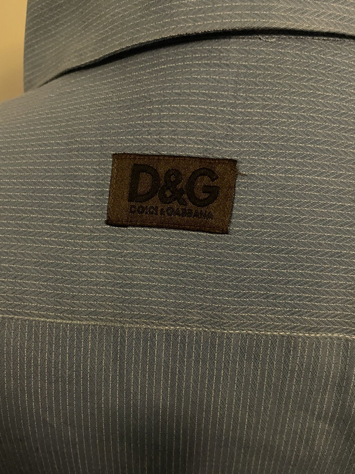 Dolce & Gabbana Vintage Dolce & Gabbana Blue Button Down Size M 34 | 38 Size US M / EU 48-50 / 2 - 3 Thumbnail