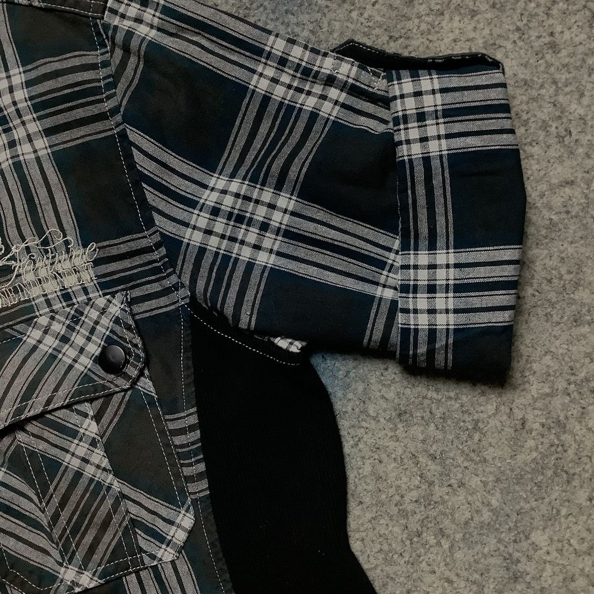 If Six Was Nine × KMRii × Le Grande Bleu (L.G.B.) Vintage Grangesta Standard Japan Mesh Punk Anarchy Poem Y2K Size US L / EU 52-54 / 3 - 12 Thumbnail