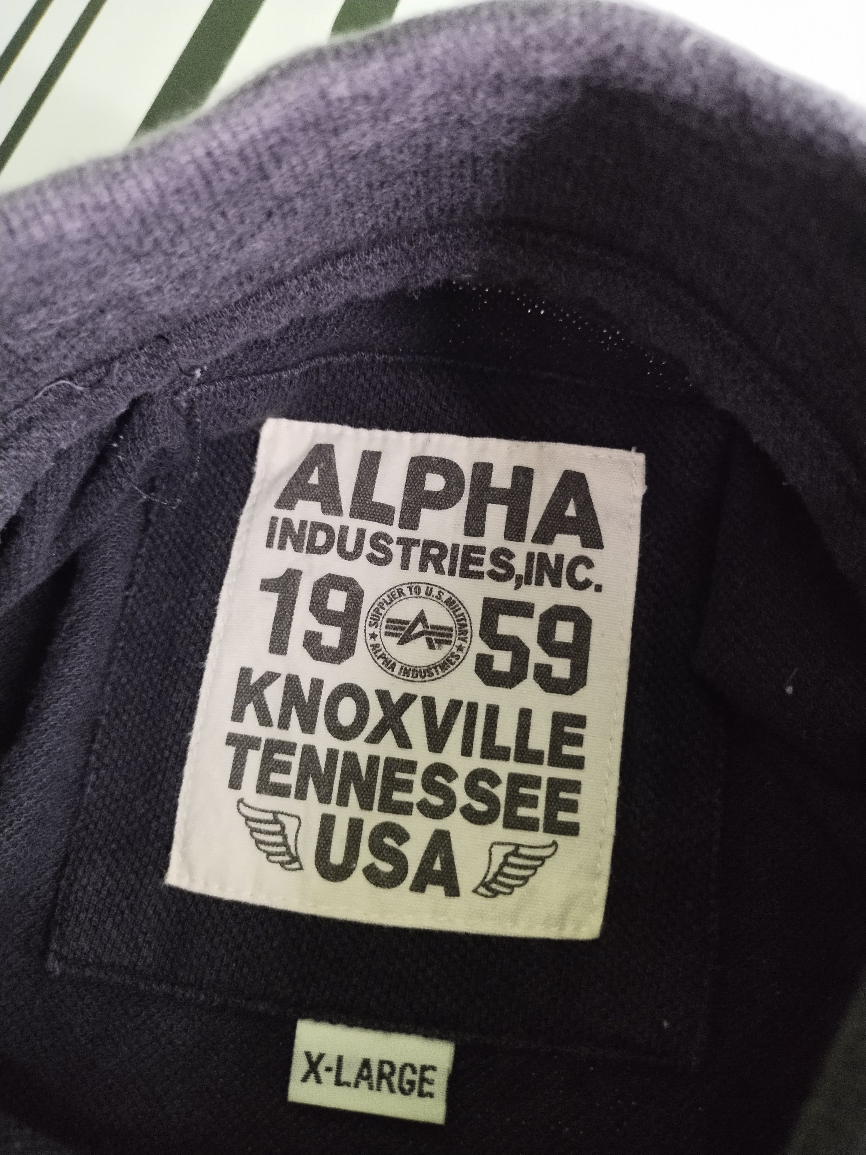 Alpha Industries Vintage Alpha Industries Collar Shirt Tee Size US M / EU 48-50 / 2 - 9 Thumbnail