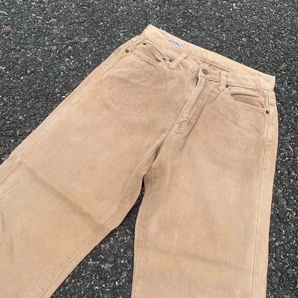 Japan Blue 5-POCKET TROUSERS VINTAGE BLUE WAY JEANS FADED DENIM PANTS Size US 28 / EU 44 - 4 Thumbnail