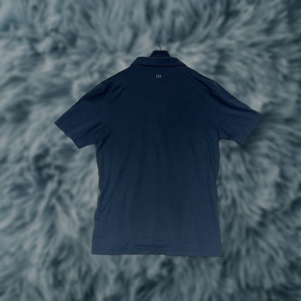 TravisMathew Travis Mathew Polo Shirt Men Medium Black Gray Performance Golf Short Sleeve Size US M / EU 48-50 / 2 - 1 Thumbnail