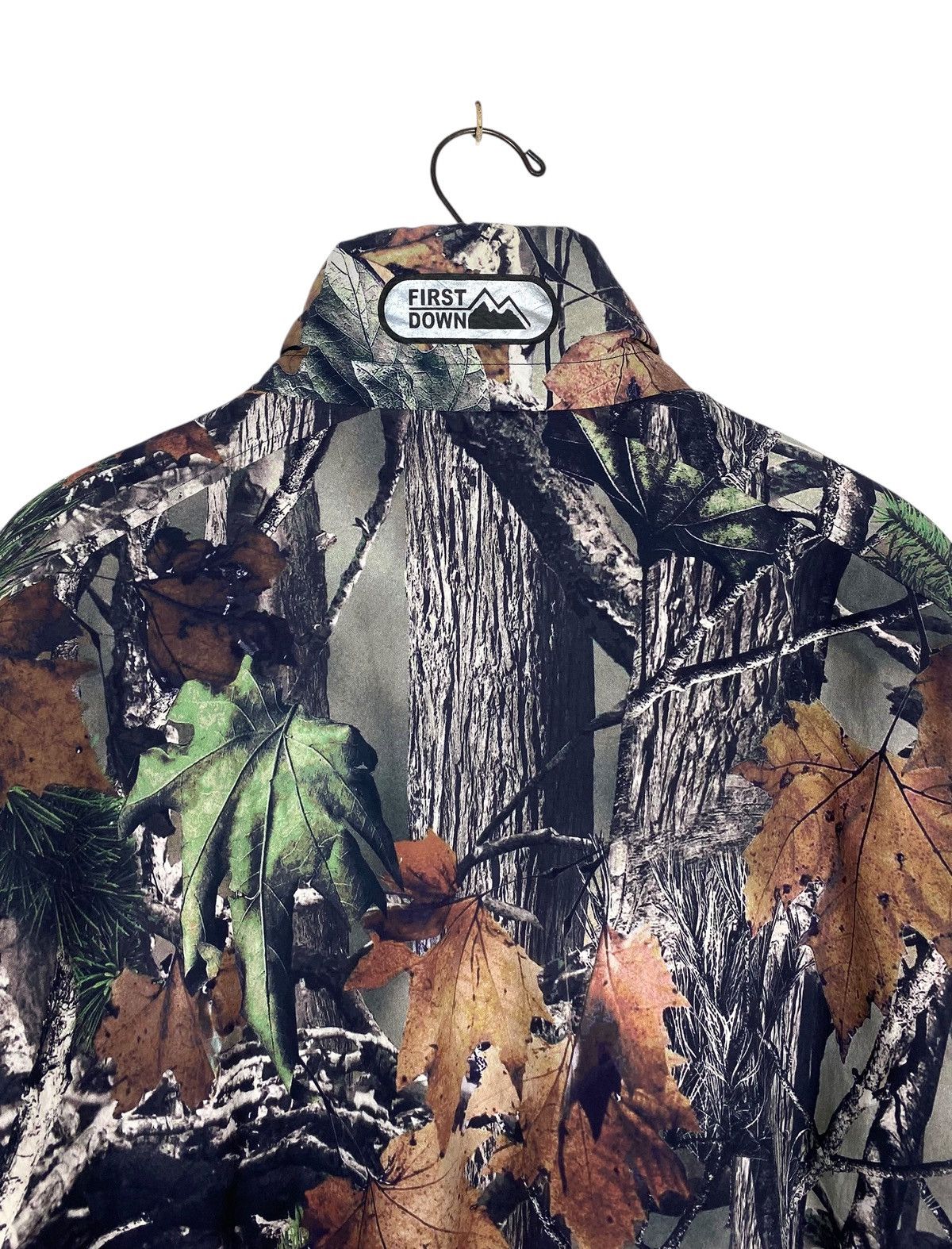 Japanese Brand First Down Reversible Real Tree Camo Deep Pile Boa Jacket Size US S / EU 44-46 / 1 - 7 Thumbnail