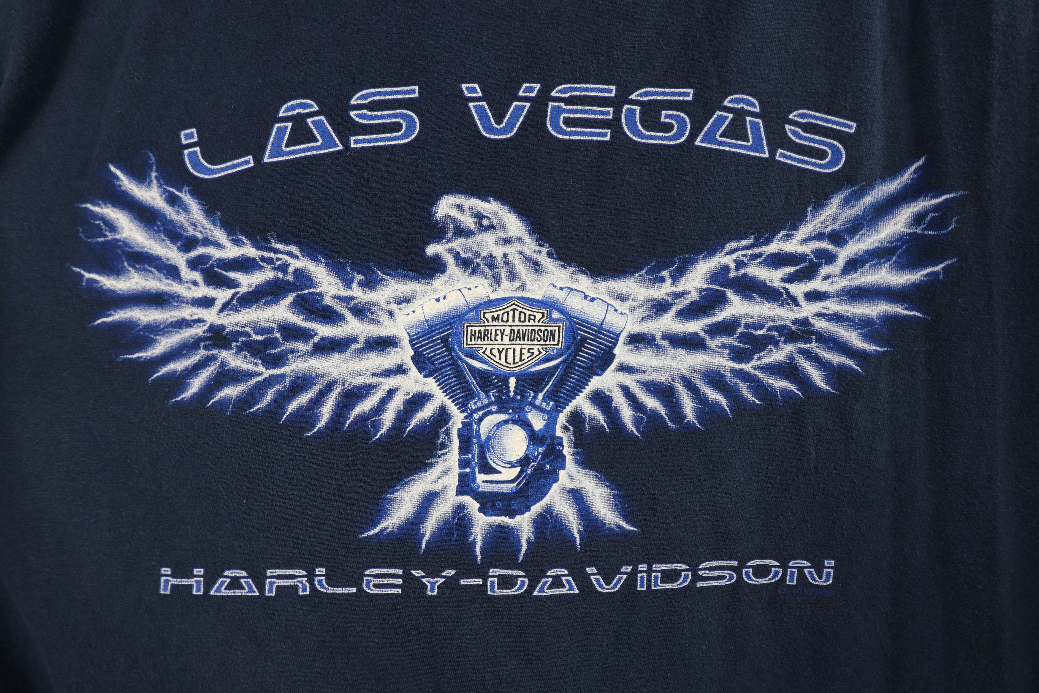Harley Davidson Vintage Y2K Harley Davidson Eagle Short Sleeve T-Shirt Size US XXL / EU 58 / 5 - 4 Thumbnail