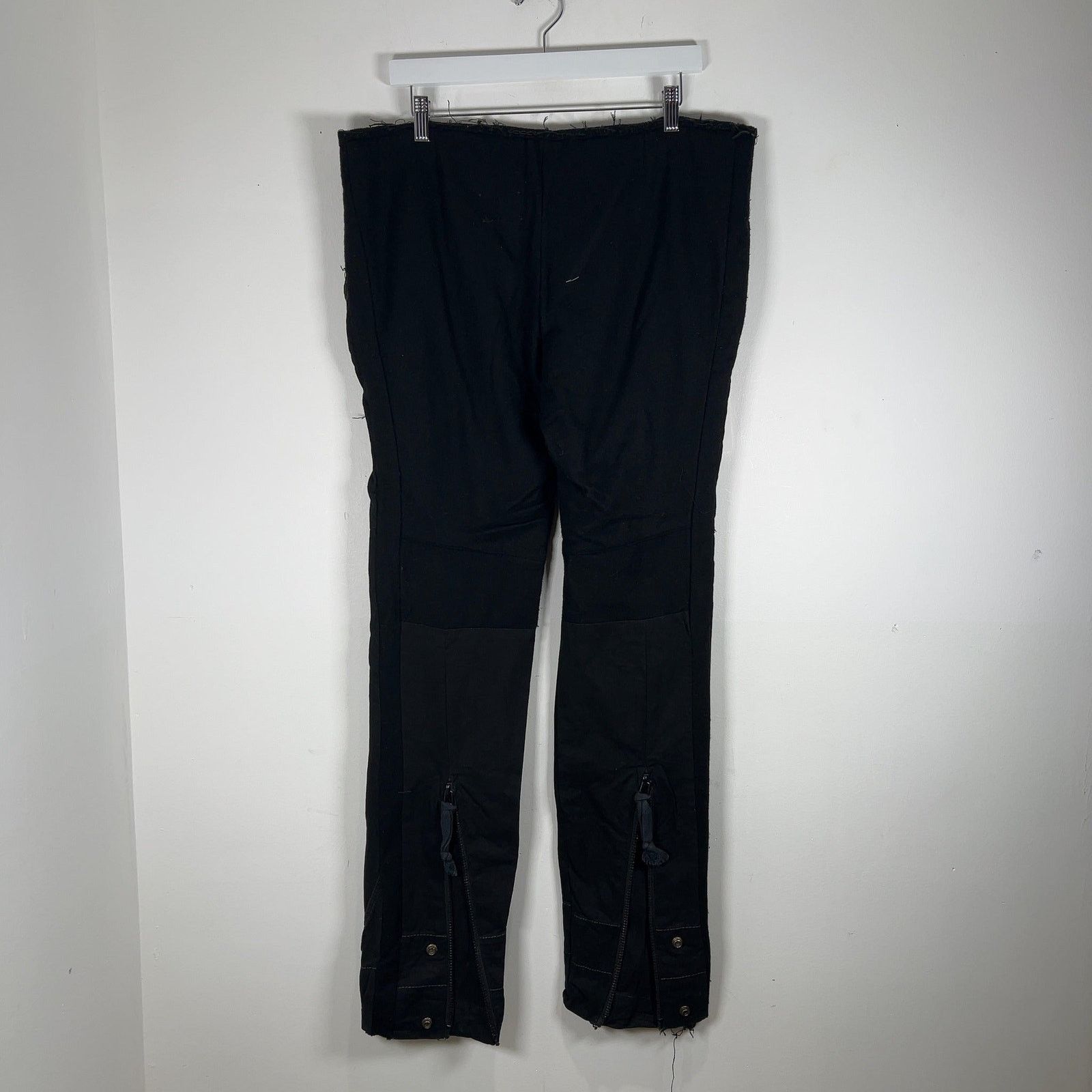 Greg Lauren Greg Lauren Baker Hybrid Black Pants Size US 36 / EU 52 - 4 Thumbnail