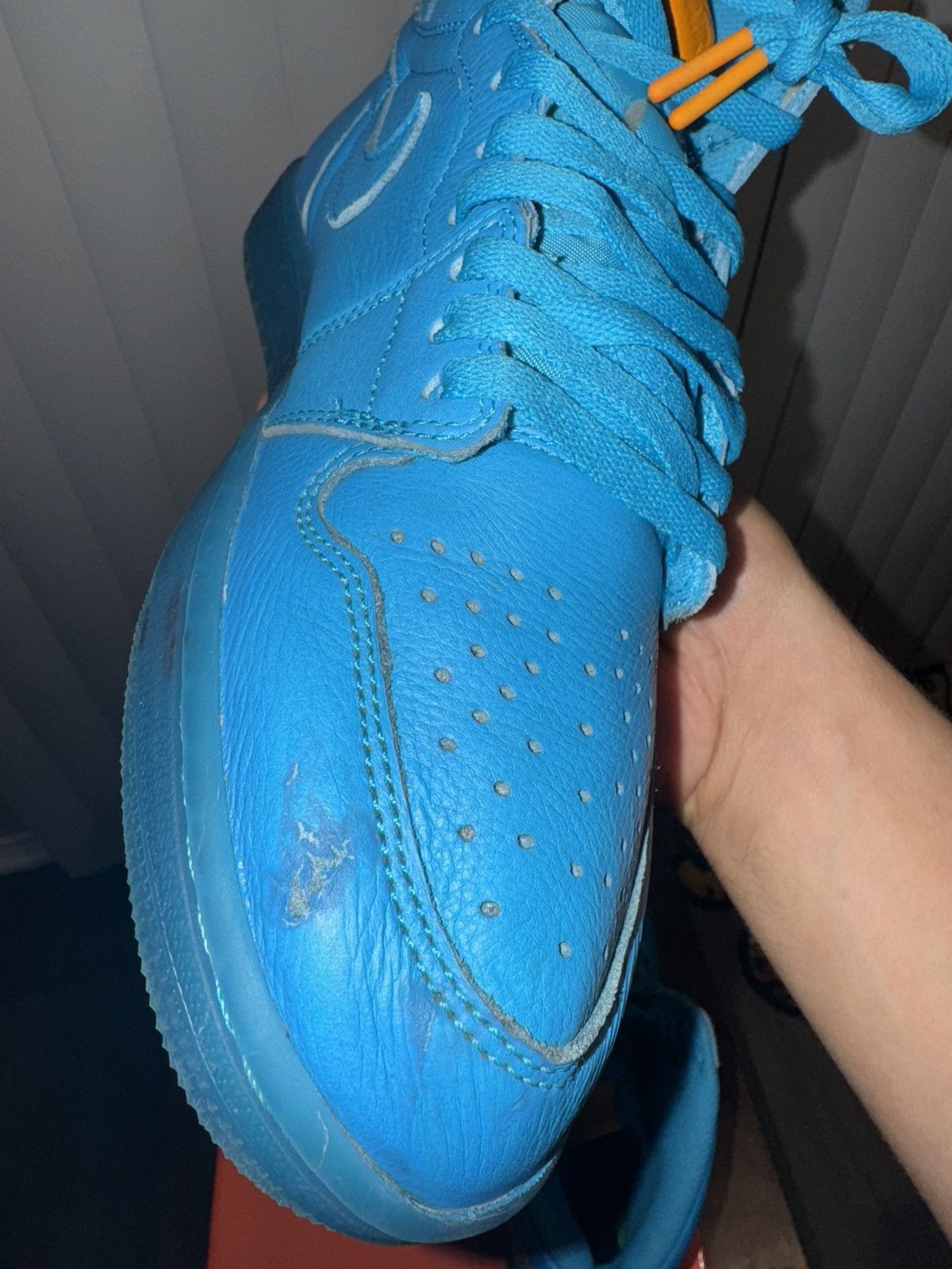 Gatorade × Jordan Brand Jordan 1 Retro High Gatorade Blue Lagoon Size US 9.5 / EU 42-43 - 6 Thumbnail