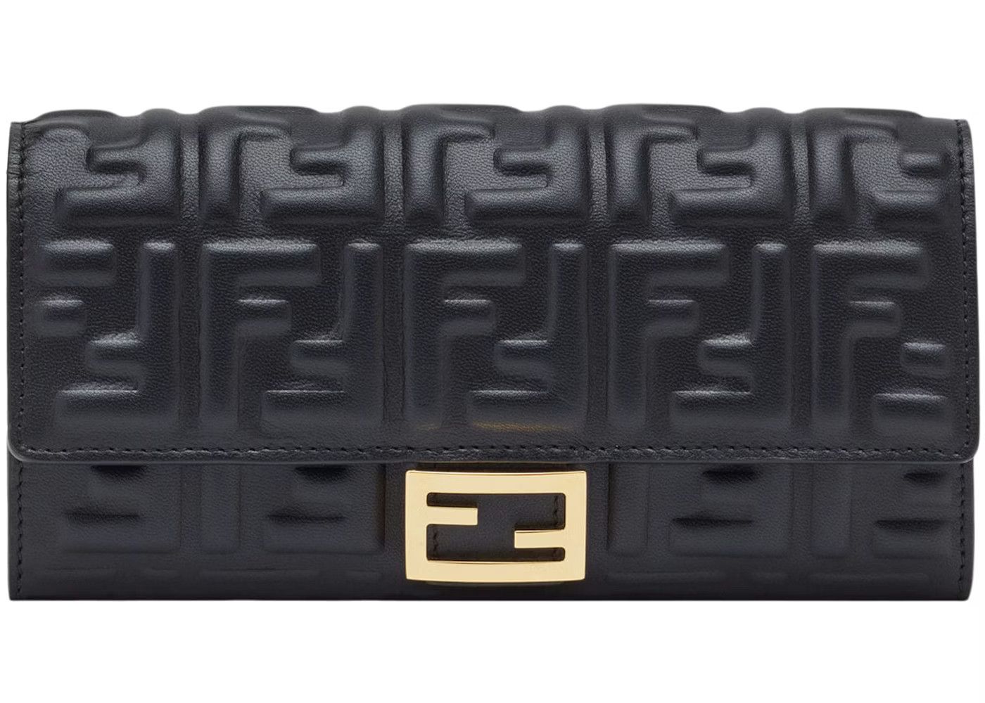 Fendi o1s1wg110326 Size: OS / Baguette Continental Wallet in Black Size ONE SIZE - 1 Preview