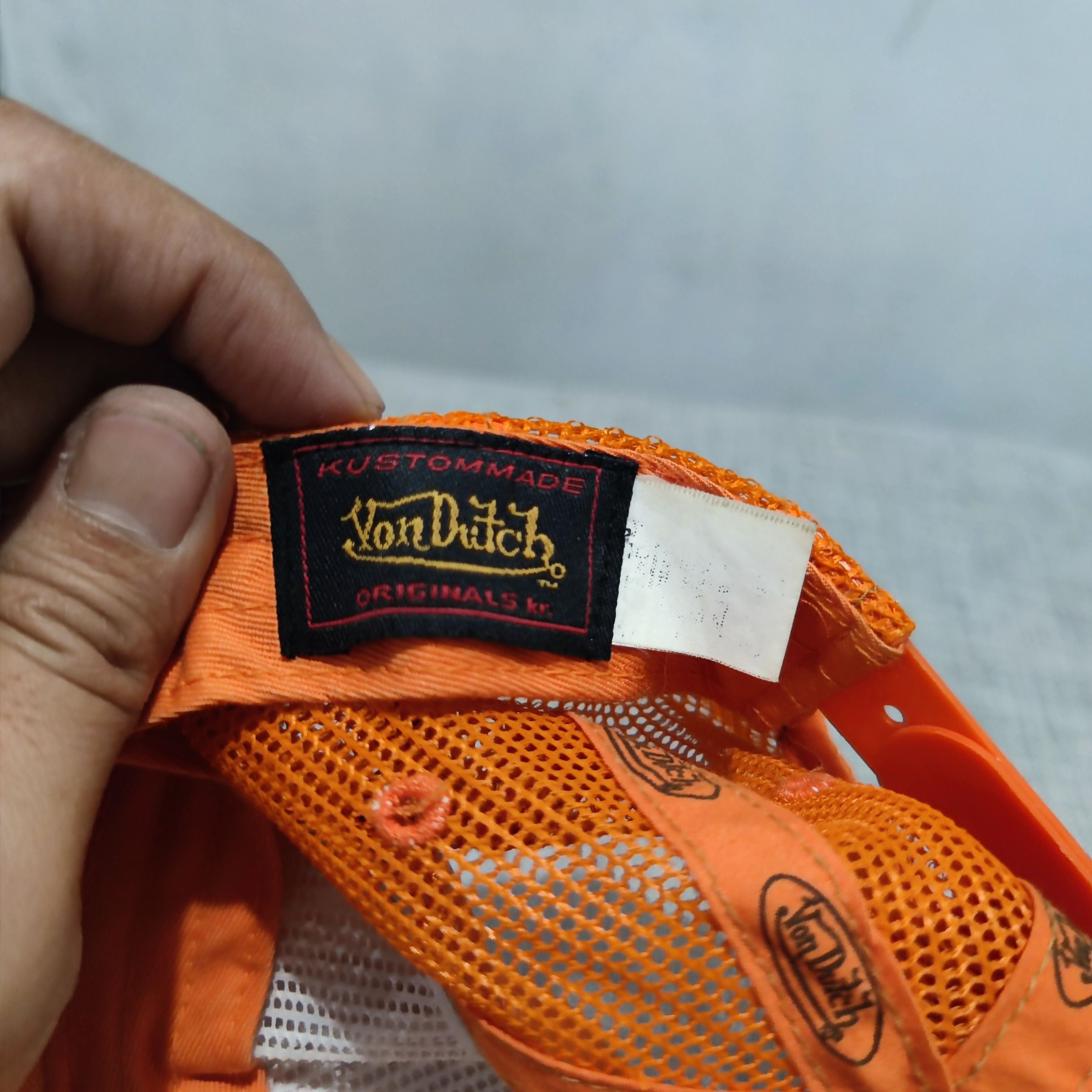 Hysteric Glamour Orange Vondutch Trucker Hat Size ONE SIZE - 5 Thumbnail