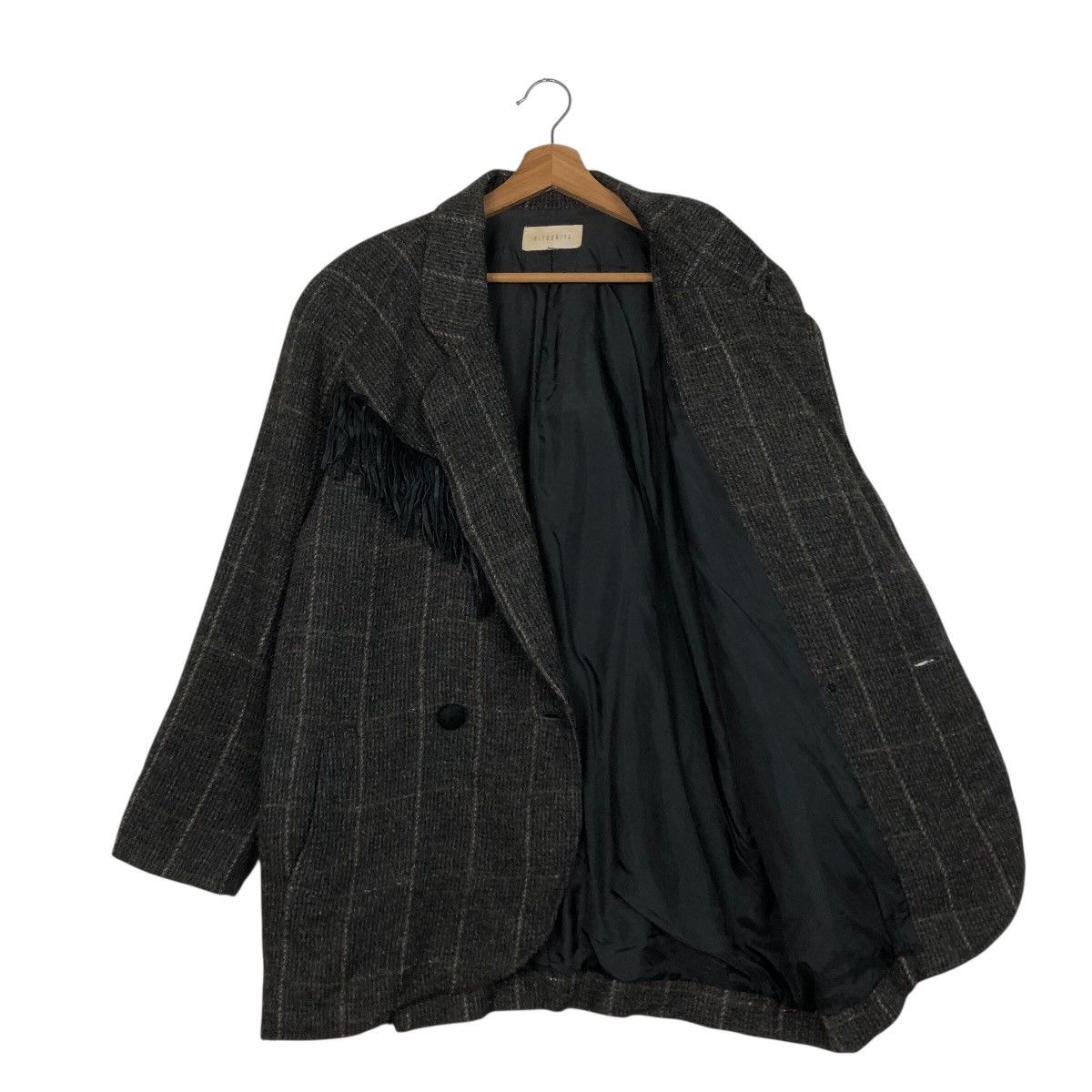 Japanese Brand 📌Wool Jacket Boro Design Western Hiyoshiya Issey Miyake Size US M / EU 48-50 / 2 - 12 Thumbnail