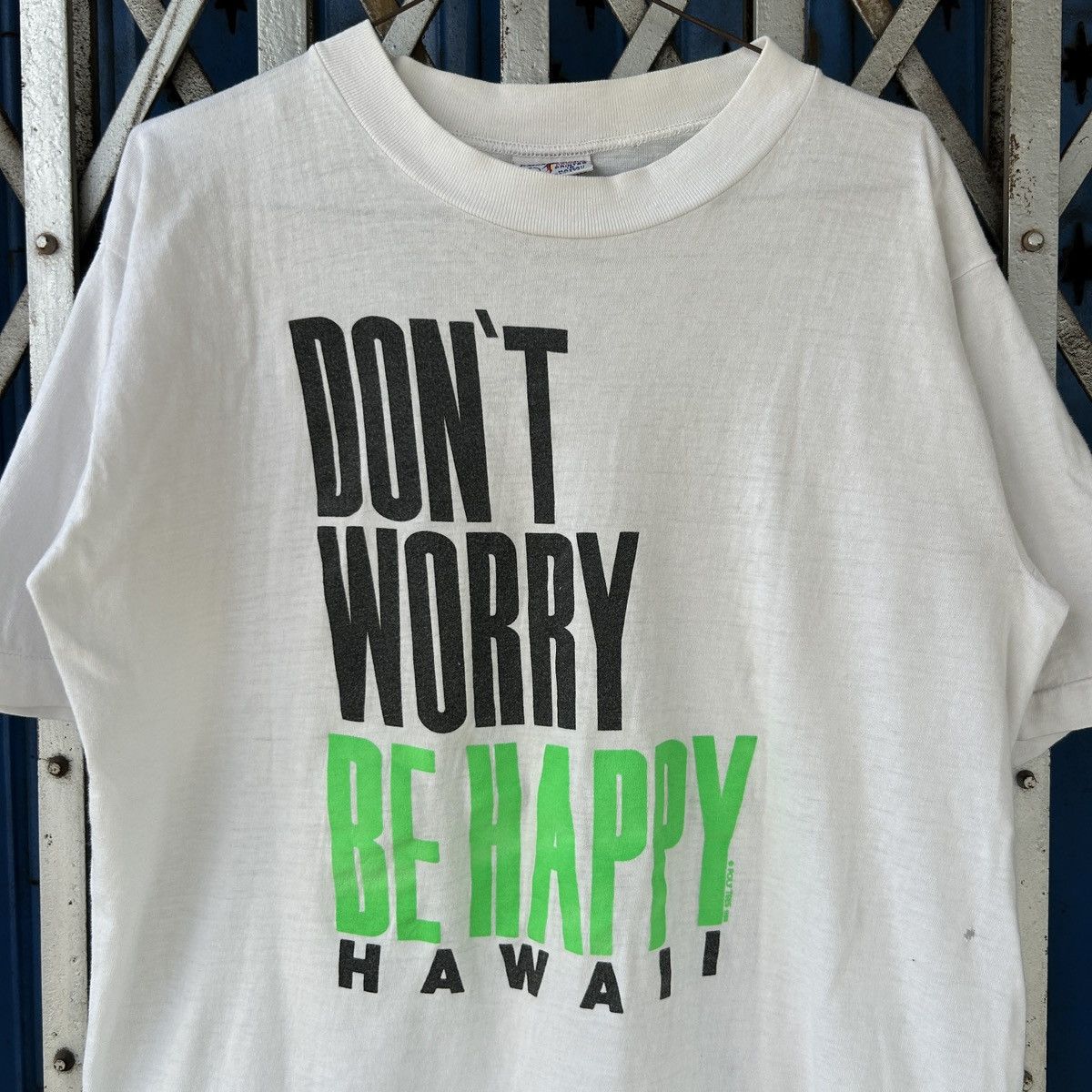 Vintage 1990s Don’t Worry Be Happy Size US M / EU 48-50 / 2 - 7 Thumbnail