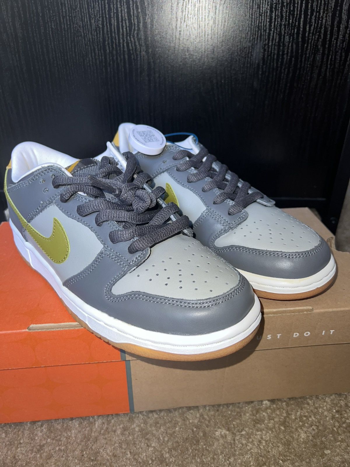 Nike Nike Dunk Low Pro B Graphite Camper Green 2002 Size 8.5 DS Size US 8.5 / EU 41-42 - 13 Thumbnail
