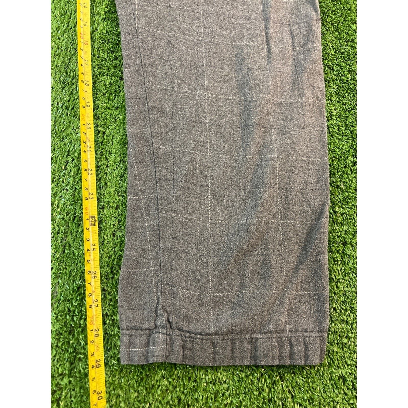 Polo Ralph Lauren Polo Ralph Lauren Mens Grey Windowpane Plaid Flannel L Size US 32 / EU 48 - 2 Thumbnail