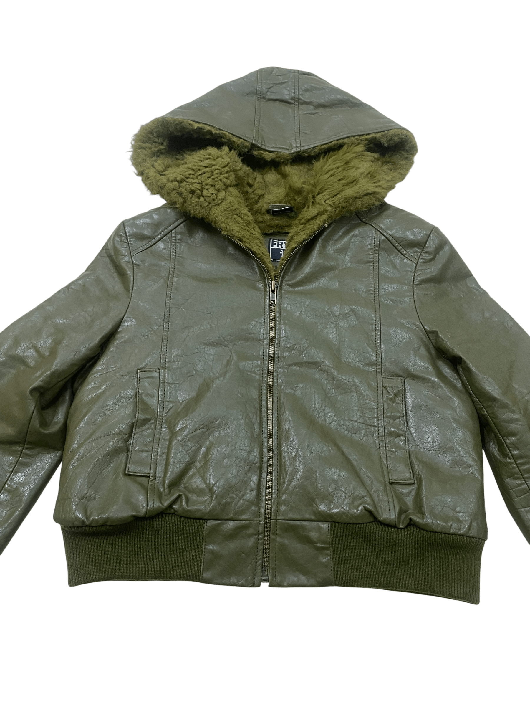 Frye Hooded Shearling Leather Jacket Size S / US 4 / IT 40 - 3 Thumbnail