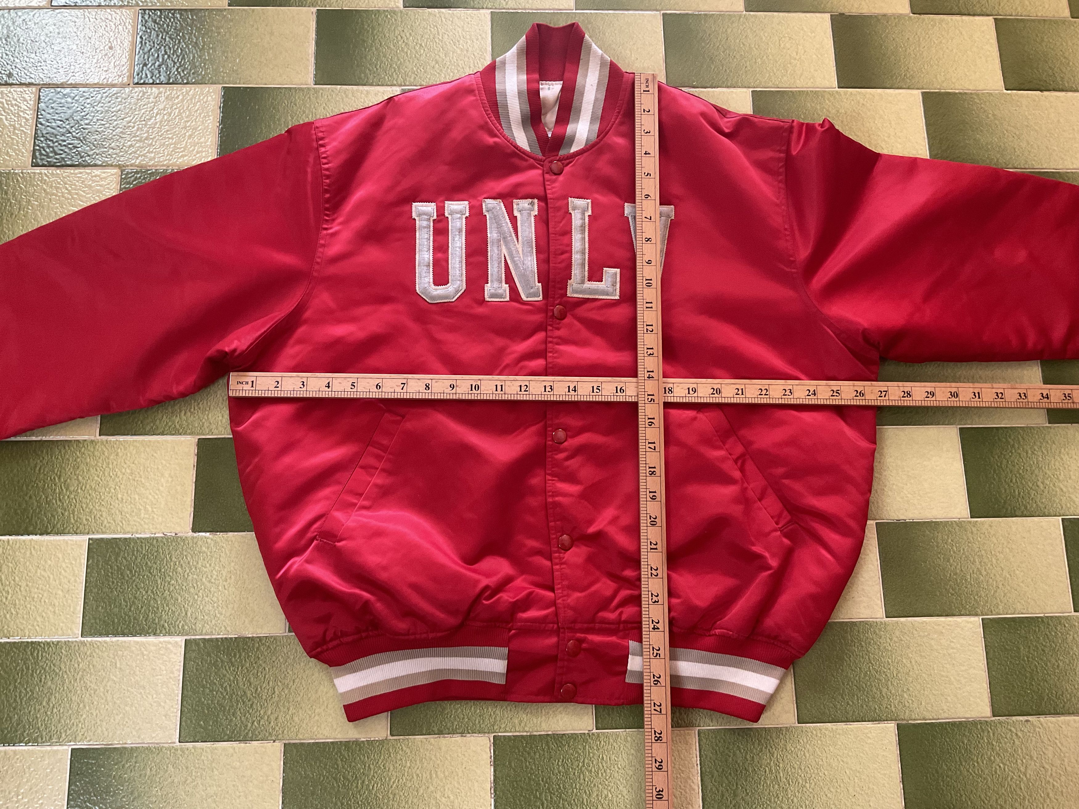Starter Vintage 90s University Las Vegas UNLV Rebels Bomber Jacket Size US XL / EU 56 / 4 - 3 Thumbnail