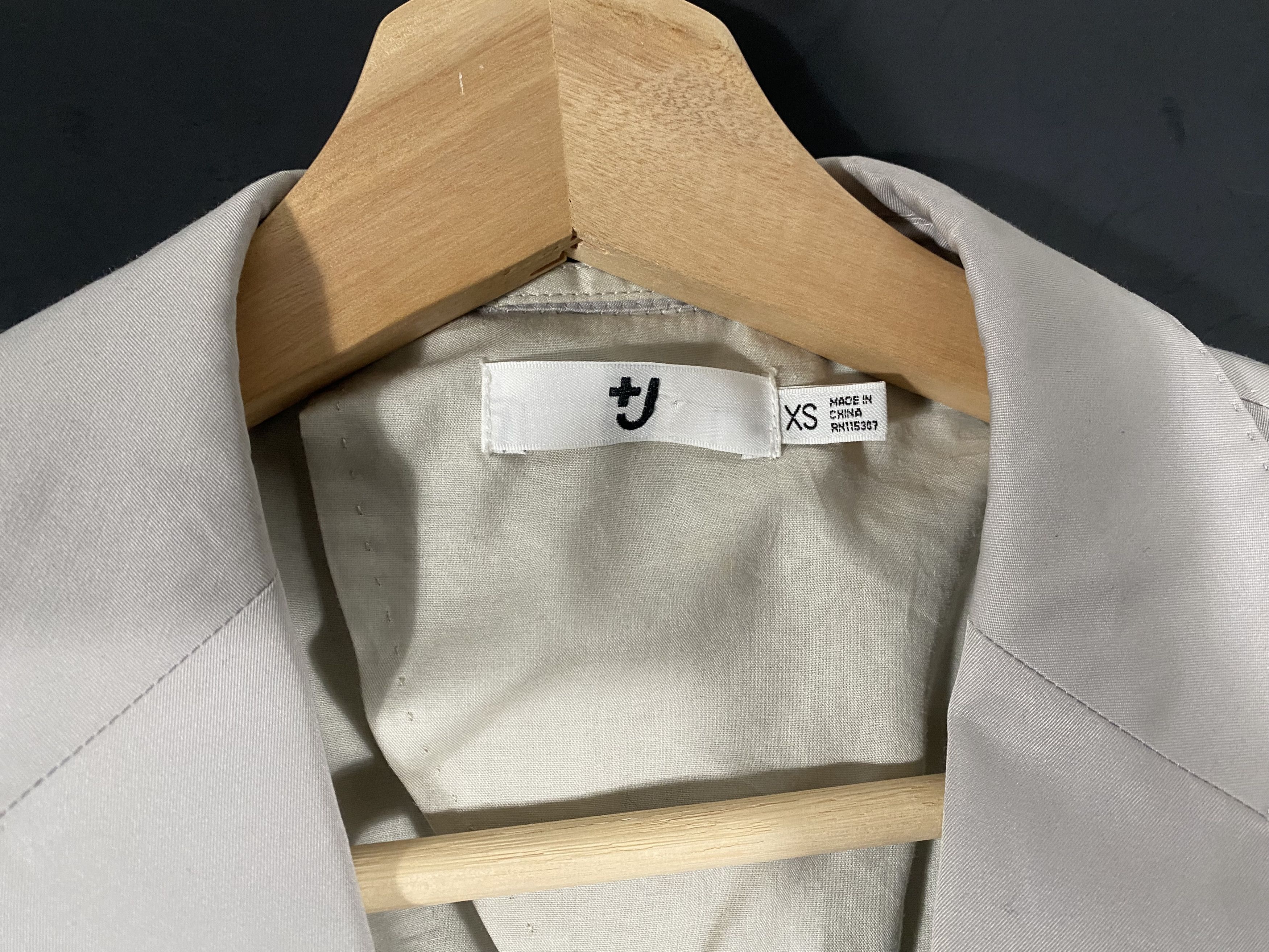 Jil Sander x Uniqlo +J Single breasted tapering blazer white